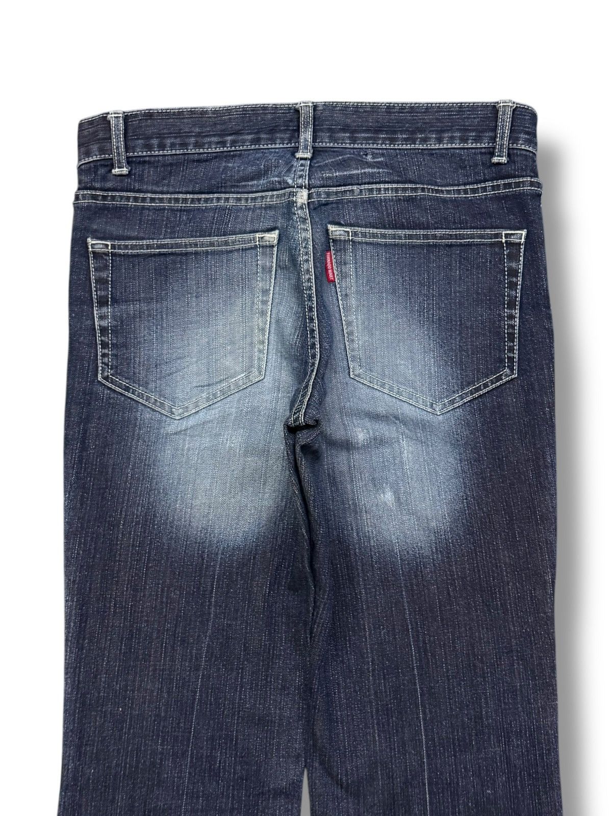 Tornado Mart Vintage 00s Tornado Mart Flared Bootcut Archive Denim Jeans Size US 31 - 5 Thumbnail