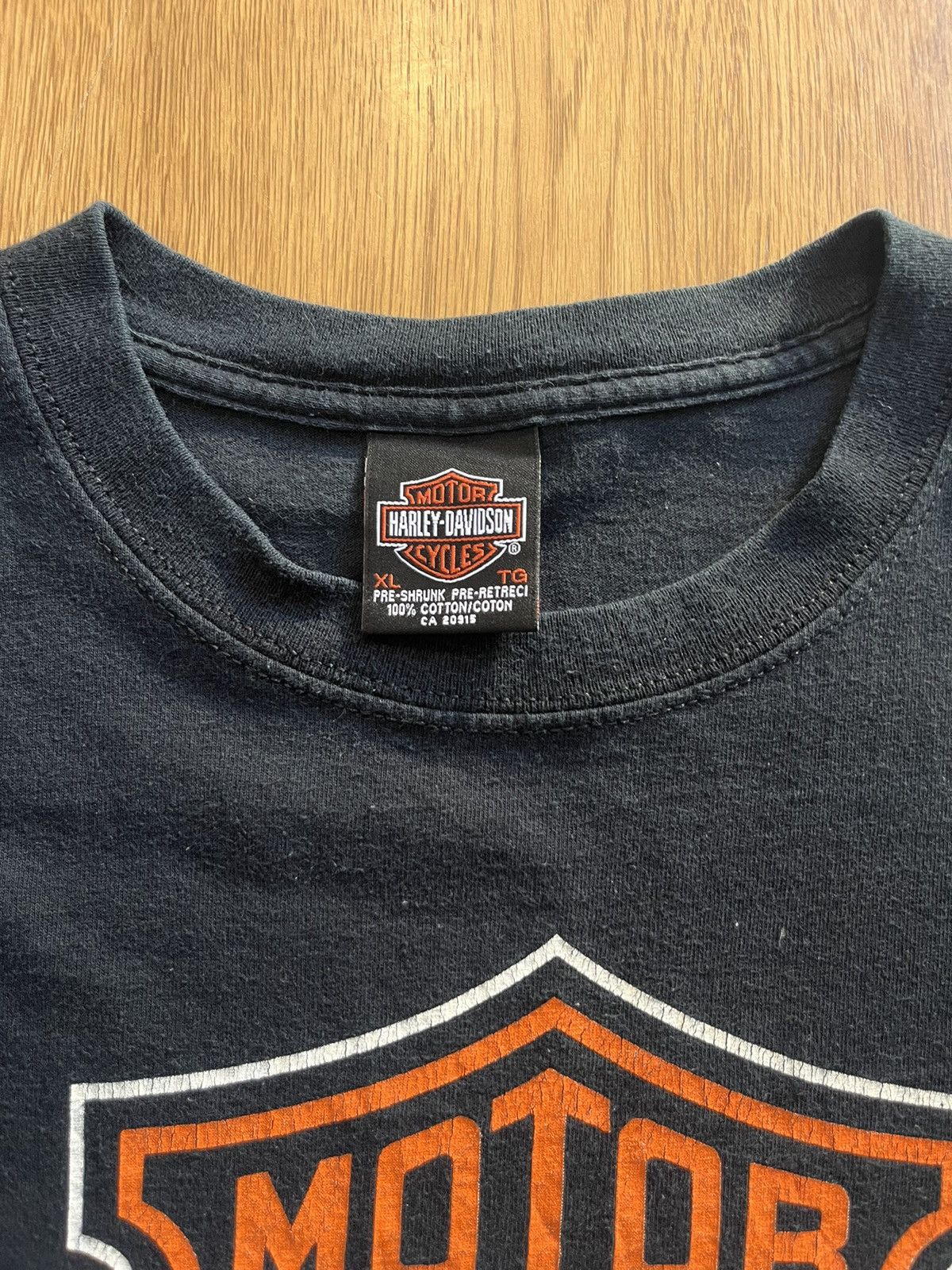 Harley Davidson Vintage Harley-Davidson Big logo 2003’s H-D Tshirt Size US XL / EU 56 / 4 - 4 Thumbnail