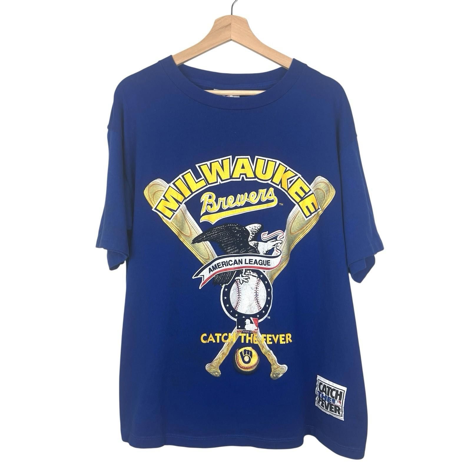 Other Vintage 90s Milwaukee Brewers MLB Baseball T Shirt Large Size US L / EU 52-54 / 3 - 1 Thumbnail