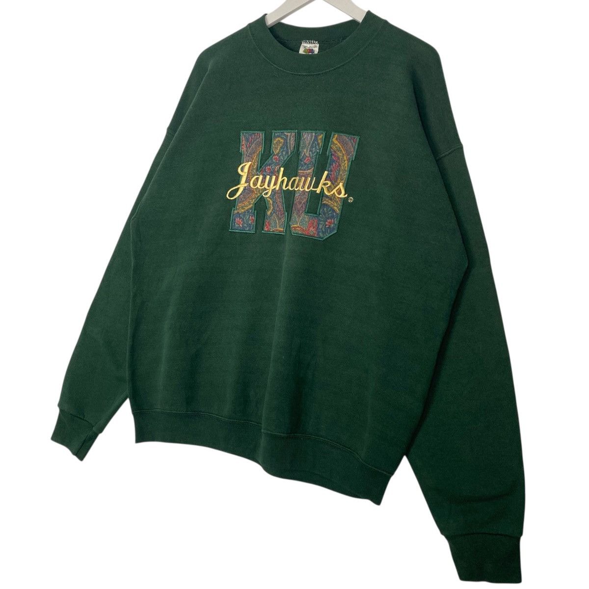 Other Vintage 90s Kansas University Jayhawks Sweatshirt Size XL Size US XL / EU 56 / 4 - 2 Thumbnail