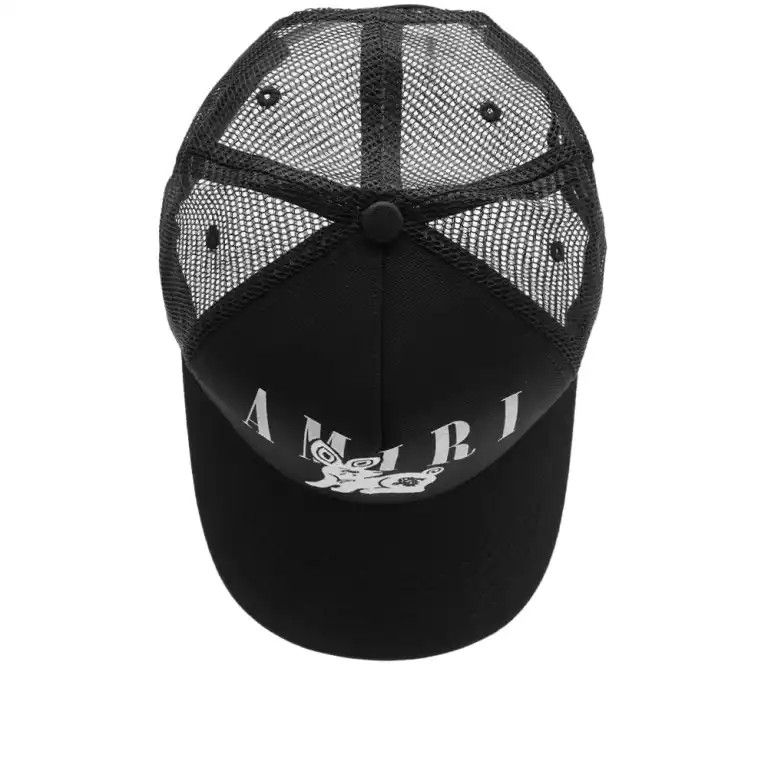 Amiri o1mle0924 Size : OS / Bandana Rabbit Trucker Hat in Black Size ONE SIZE - 2 Thumbnail