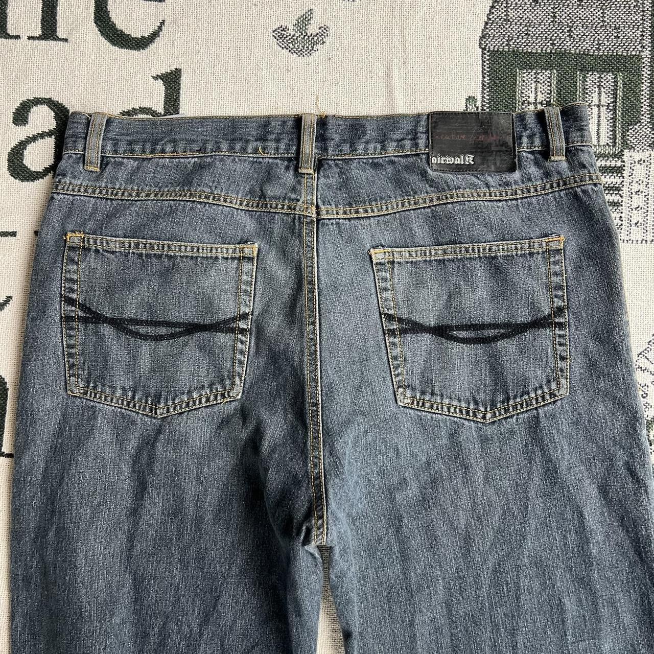 Airwalk Vintage 2000s/Y2K Dark Wash Airwalk Grunge Skater Denim Jeans ! Size US 35 - 7 Thumbnail