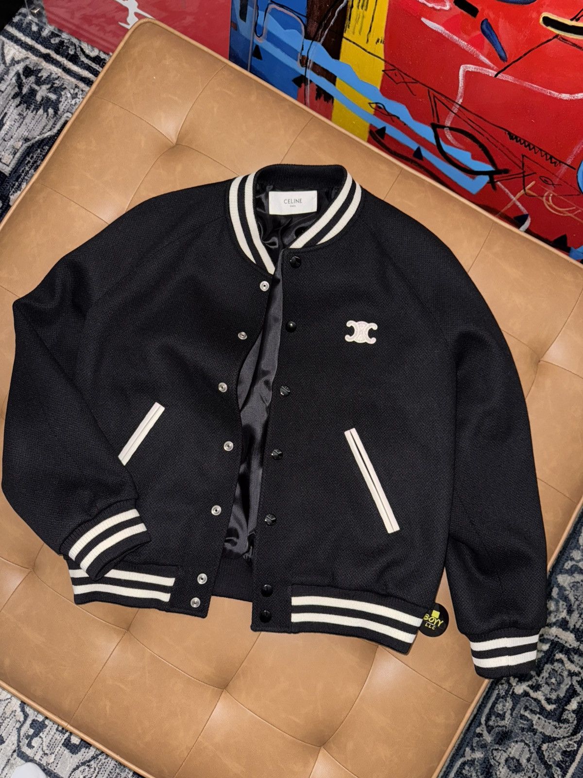 Celine Celine logo teddy jacket 50 Size US L / EU 52-54 / 3 - 4 Thumbnail