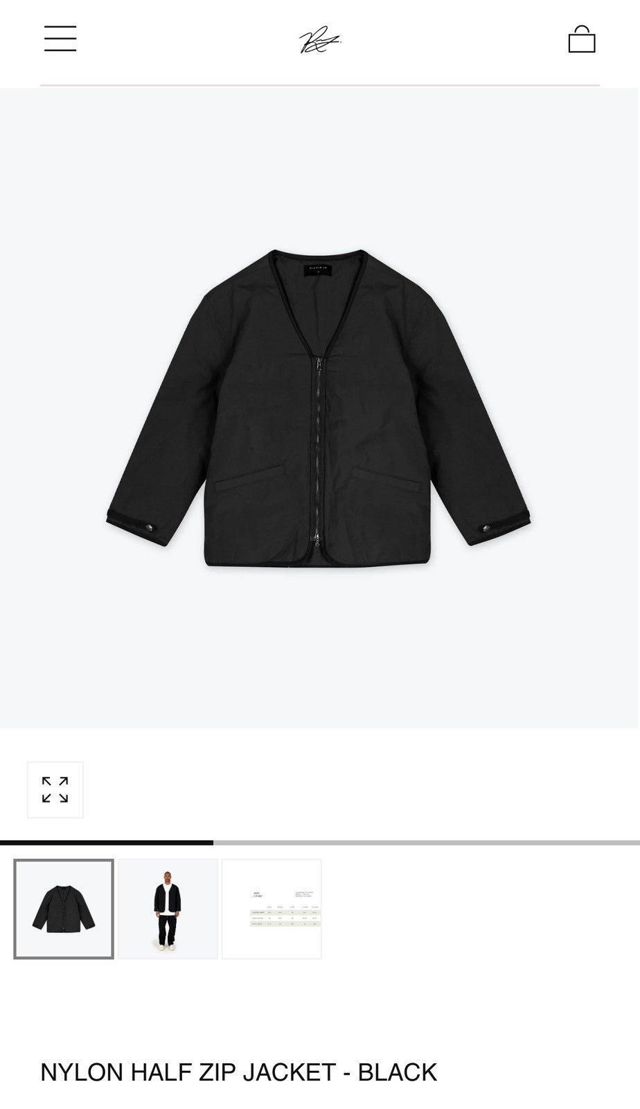 Designer × Richie Le Collection RLC Nylon Half Zip Jacket Size US XXL / EU 58 / 5 - 1 Thumbnail