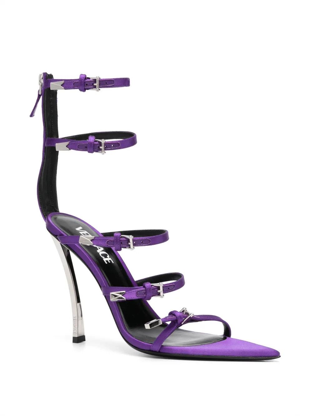 Versace o1y0226 Gladiator Sandals in Purple Size US 7 / IT 37 - 2 Thumbnail
