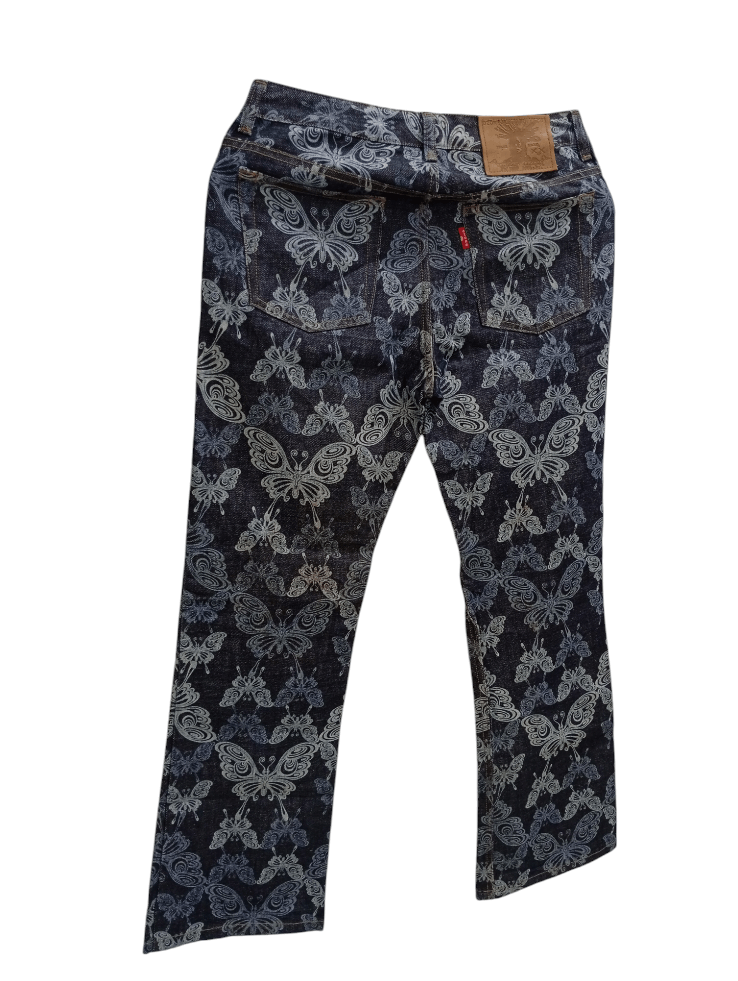 Japanese Brand × Vintage 🔥🔥Ozone Community Full Print Butterfly Motif Pants Jeans Size US 28 / EU 44 - 19 Thumbnail