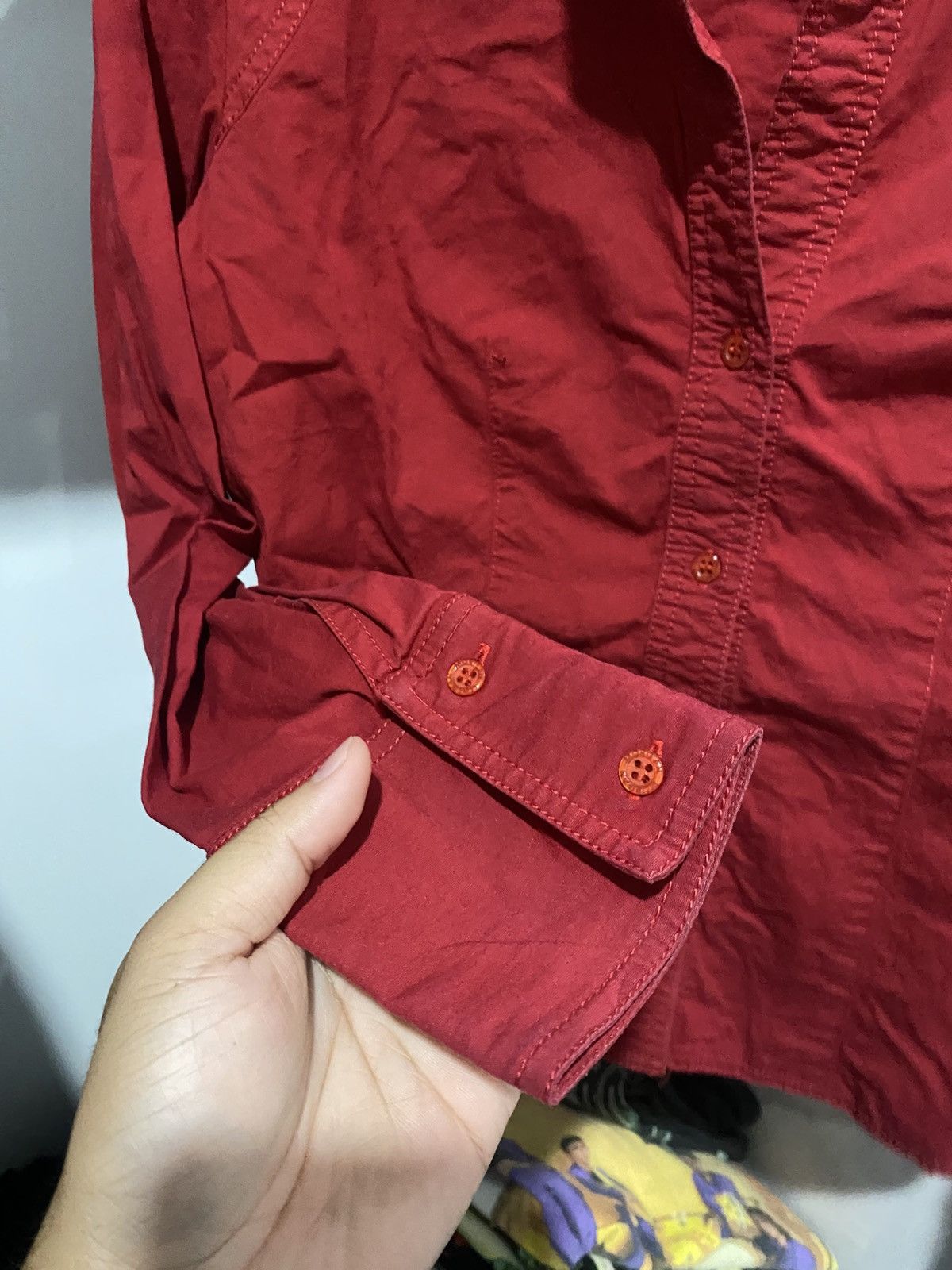 Issey Miyake × Japanese Brand × Morgan De Toi Morgan De Toi Japanese Button Shirt Size US M / EU 48-50 / 2 - 3 Thumbnail