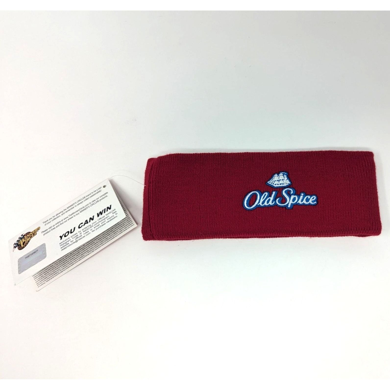 Vintage NASCAR #14 Tony Stewart Old Spice Headband Red Sweatband NWT Size ONE SIZE - 6 Thumbnail
