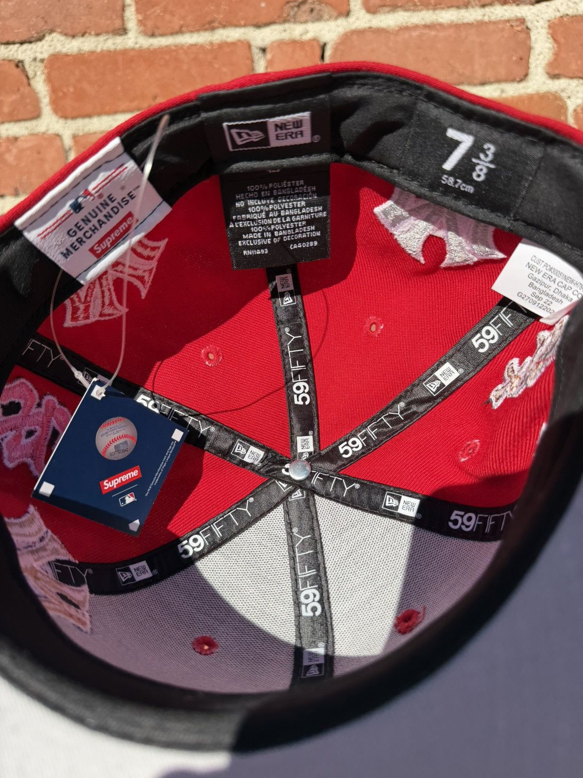 New Era × New York Yankees × Supreme Supreme Yankee Kanji New Era Fitted Hat Size ONE SIZE - 6 Thumbnail