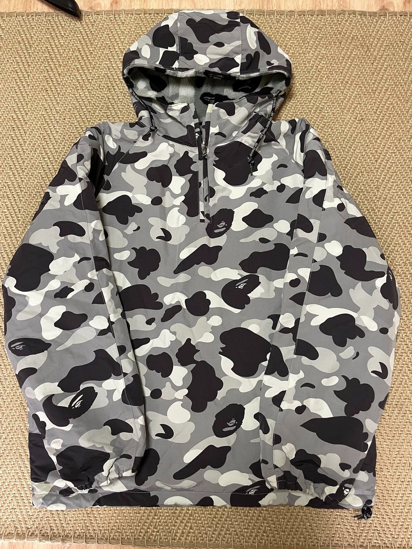 Bape BAPE 1ST CAMO 90s Gray Camo Half-Zip Fleece M Rare Size US M / EU 48-50 / 2 - 1 Thumbnail