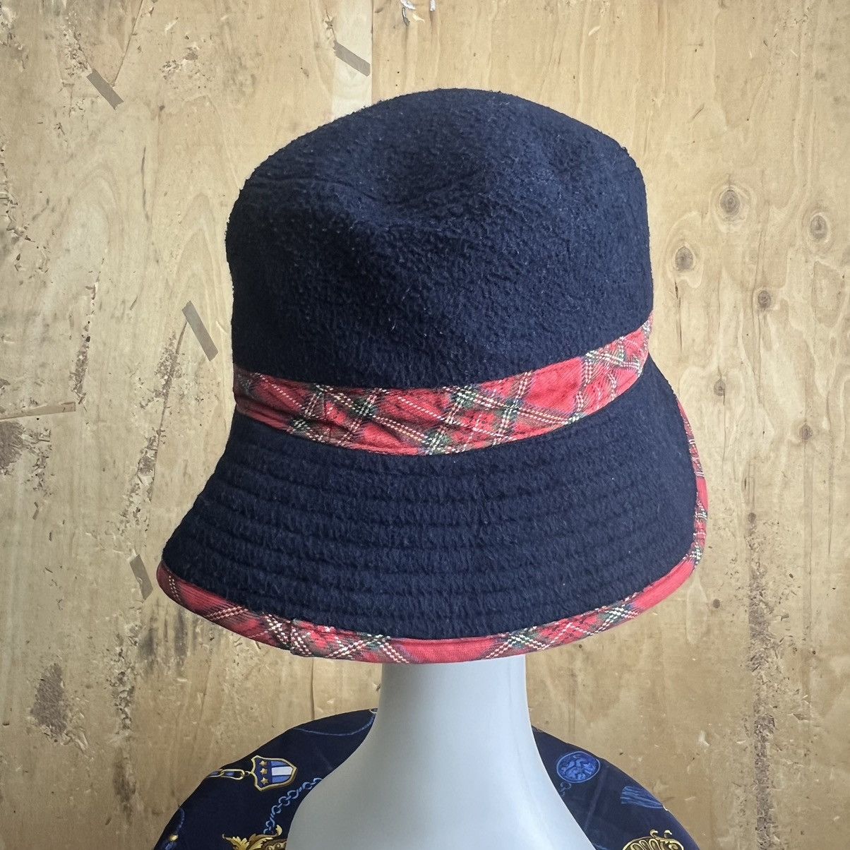Ellesse × Vintage Hat Bucket Ellesse Fleece Size ONE SIZE - 4 Thumbnail