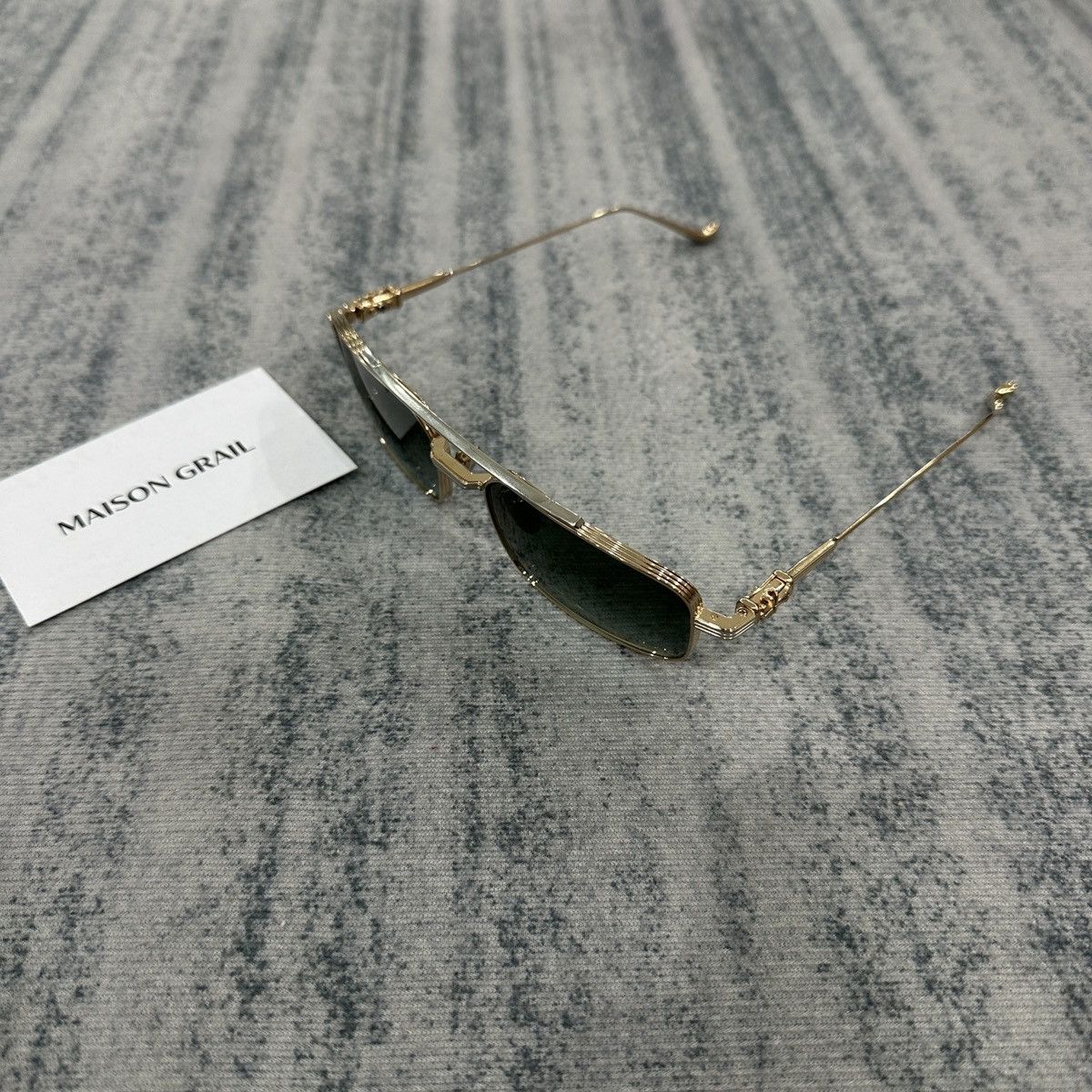 Chrome Hearts CHROME HEARTS LICK'N GOLD PLATED - SHINY SILVER SUNGLASSES Size ONE SIZE - 2 Thumbnail