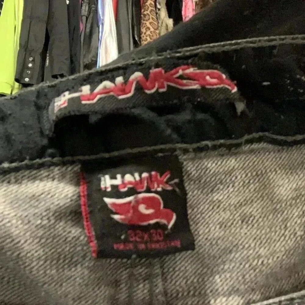 Hawk Hawk Men's Gray Denim Jeans - 34x30 Size US 32 / EU 48 - 4 Thumbnail