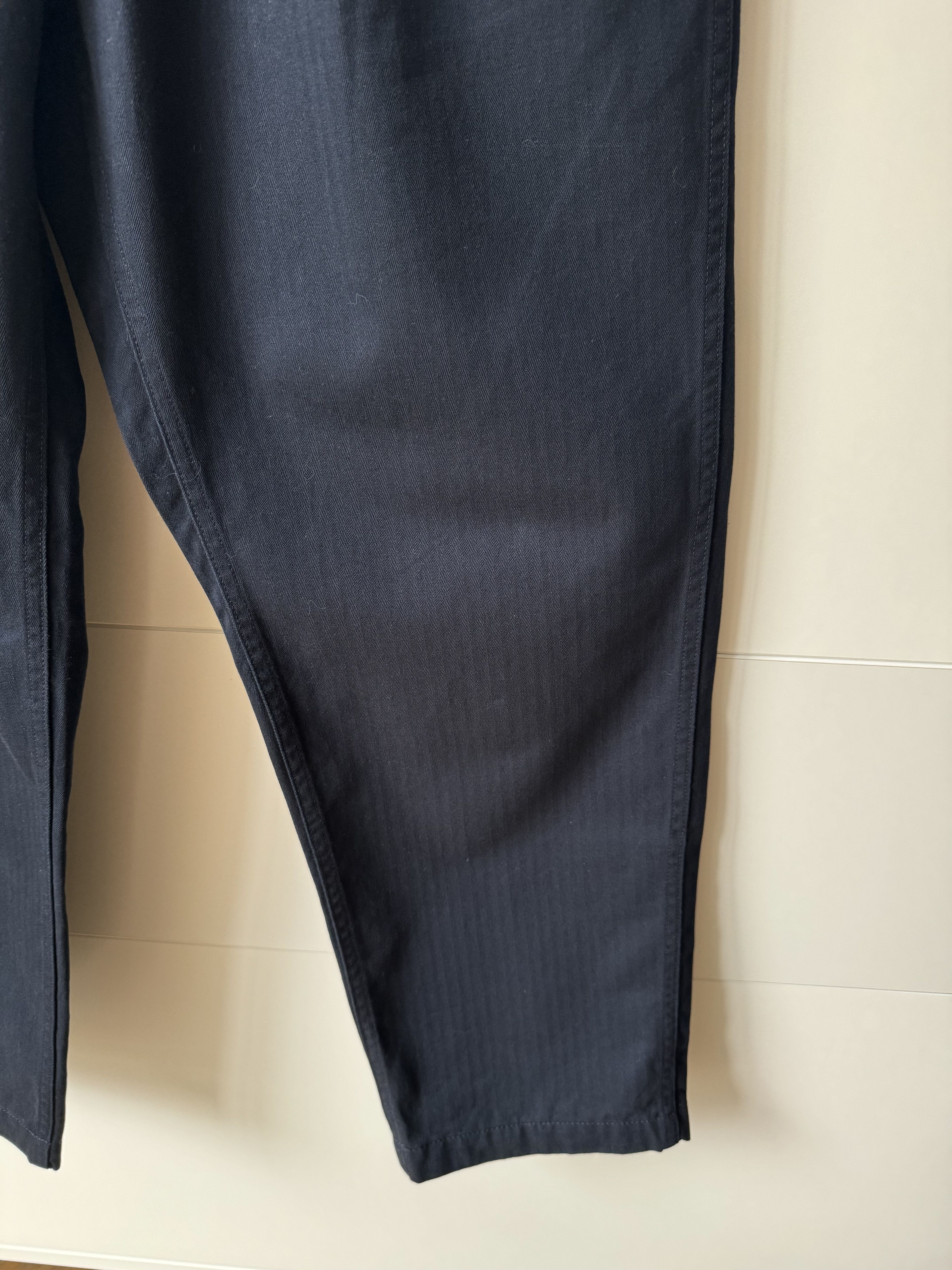 Engineered Garments [S] Herringbone Cotton Ground Pant in Dark Navy (FW19) Size US 32 / EU 48 - 5 Thumbnail