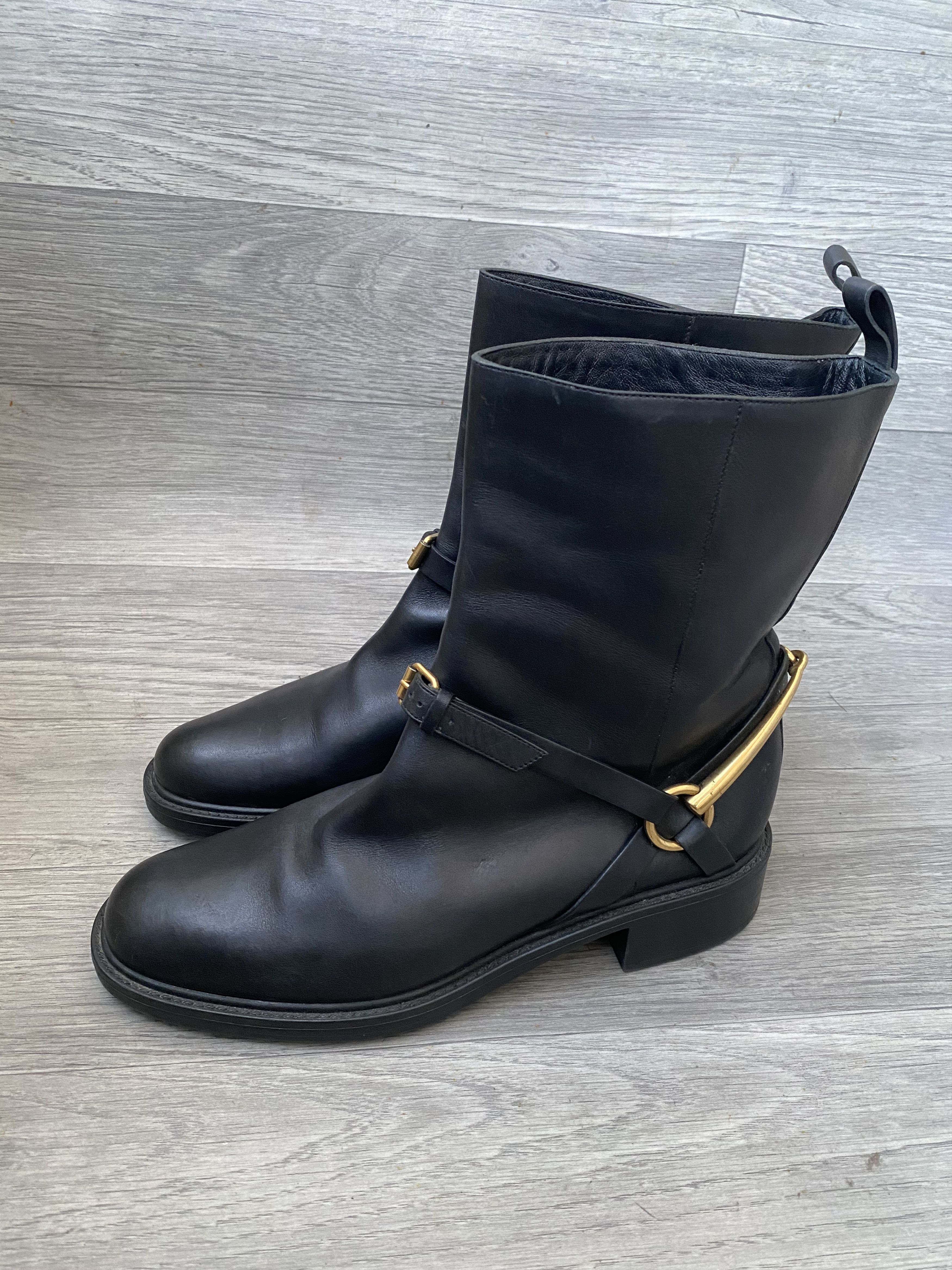 Gucci Gucci horsebit black leathers boots Size US 8 / IT 38 - 5 Thumbnail