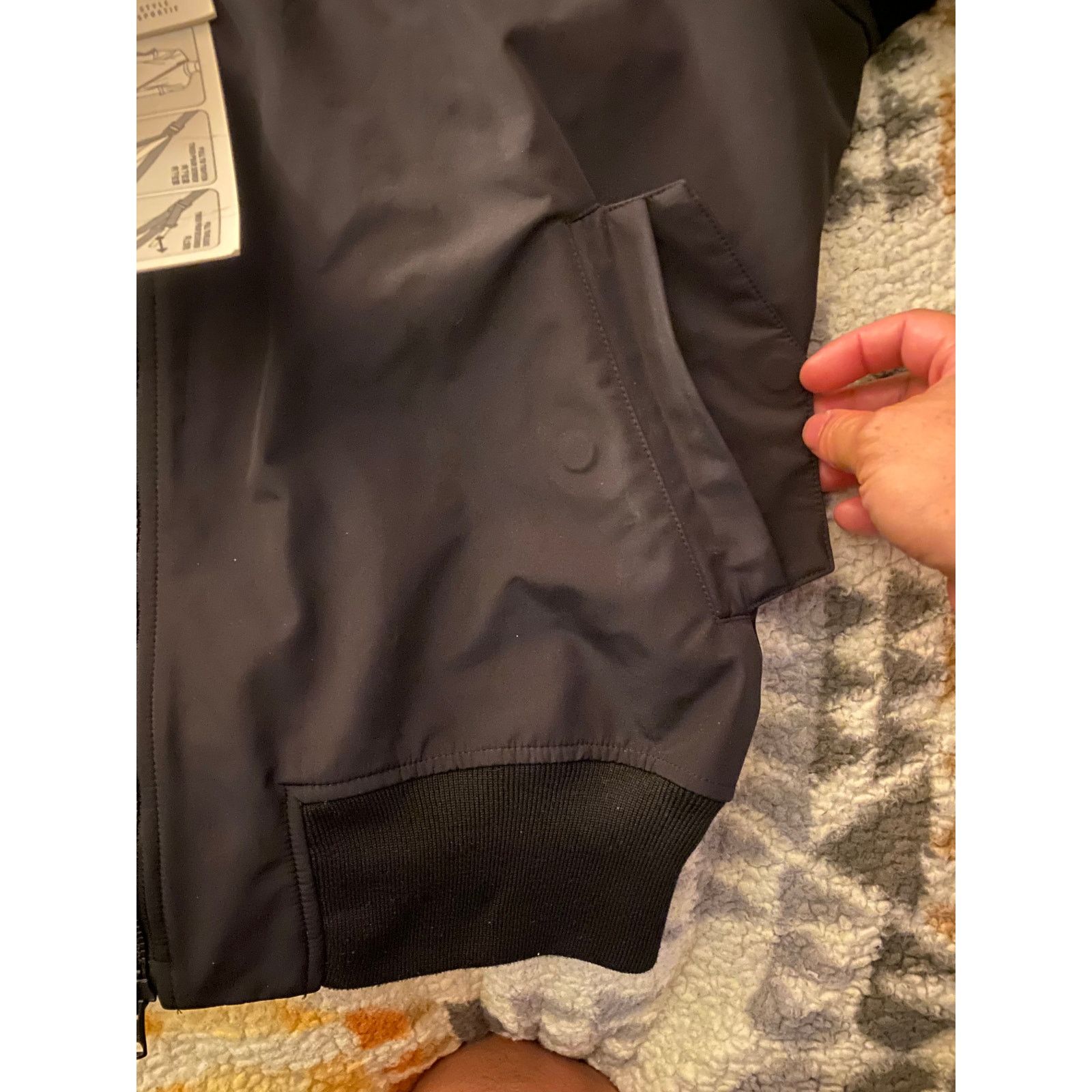 Nike Nikelab Essentials Bomber Jacket black. size men's large Size US L / EU 52-54 / 3 - 3 Thumbnail