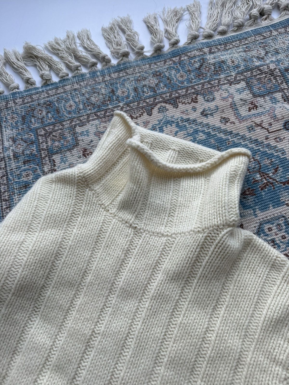 Left Hand Archive 90s Left Hand Massimo Osti Lambswool Knit Sweater Size US L / EU 52-54 / 3 - 6 Thumbnail