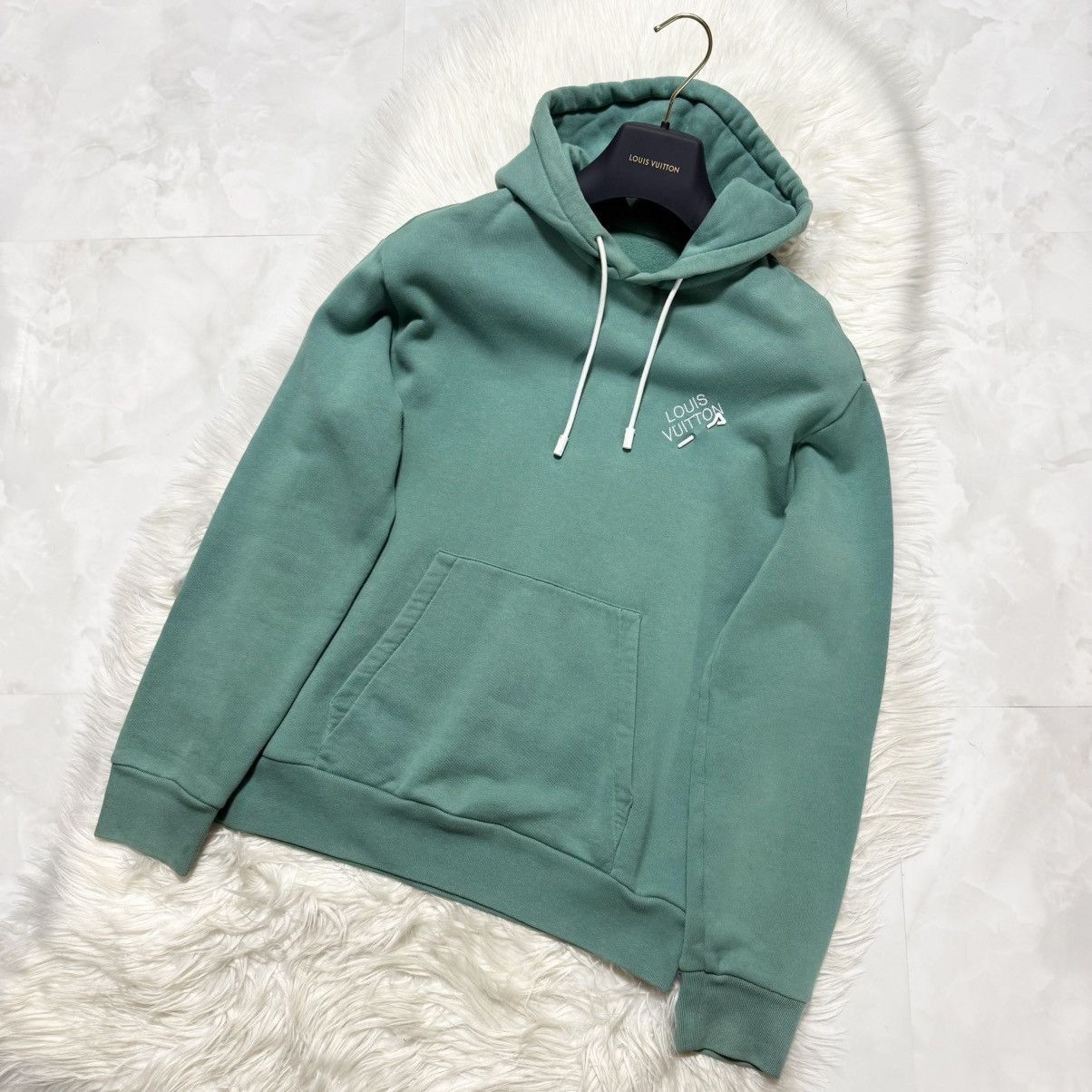 Louis Vuitton Authentic Louis Vuitton Signature Logo Fleece-Lined Hoodie Size US S / EU 44-46 / 1 - 5 Thumbnail