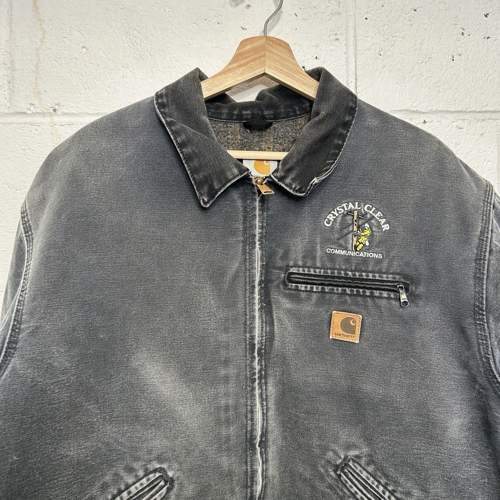 Carhartt Y2K Carhartt Blanket-Lined Detroit Jacket “Gravel/Grey” J97 Size US XXL / EU 58 / 5 - 3 Thumbnail