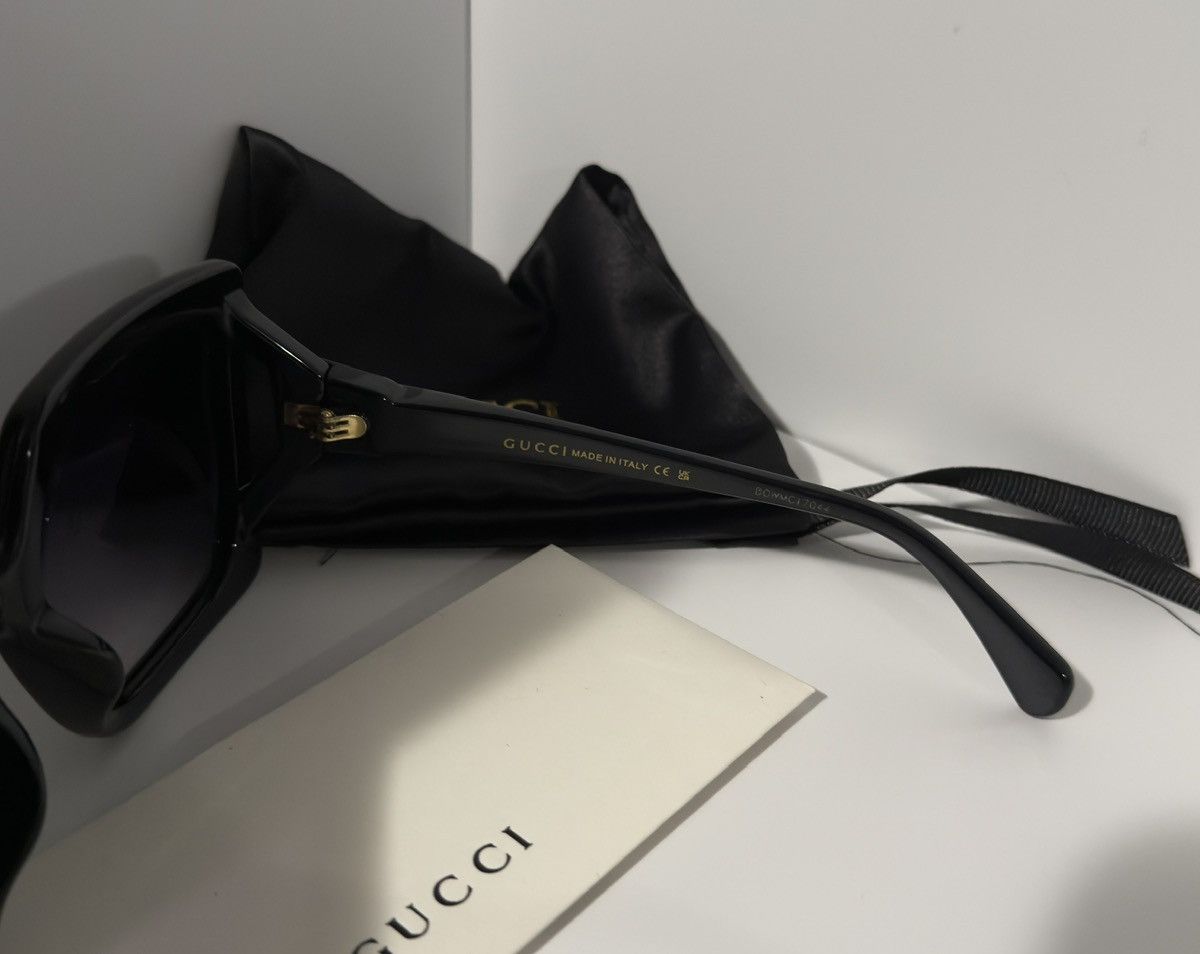 Gucci Gucci GG0876SA Oversized Square Sunglasses Black Size ONE SIZE - 6 Thumbnail