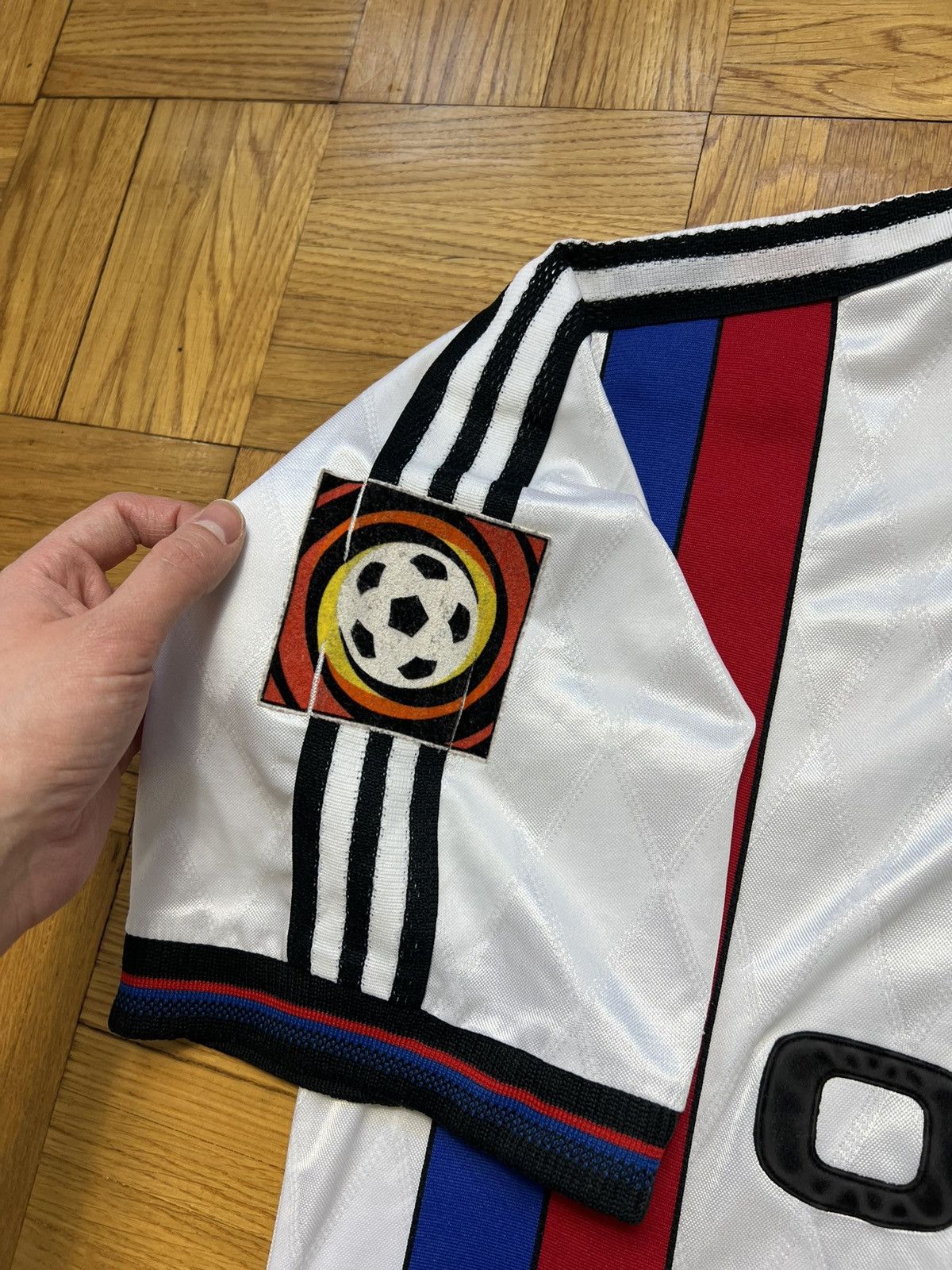 Adidas × Vintage Adidas Bayern Munich 1996/1998 Matthäus #10 Soccer Jersey Size US M / EU 48-50 / 2 - 6 Thumbnail