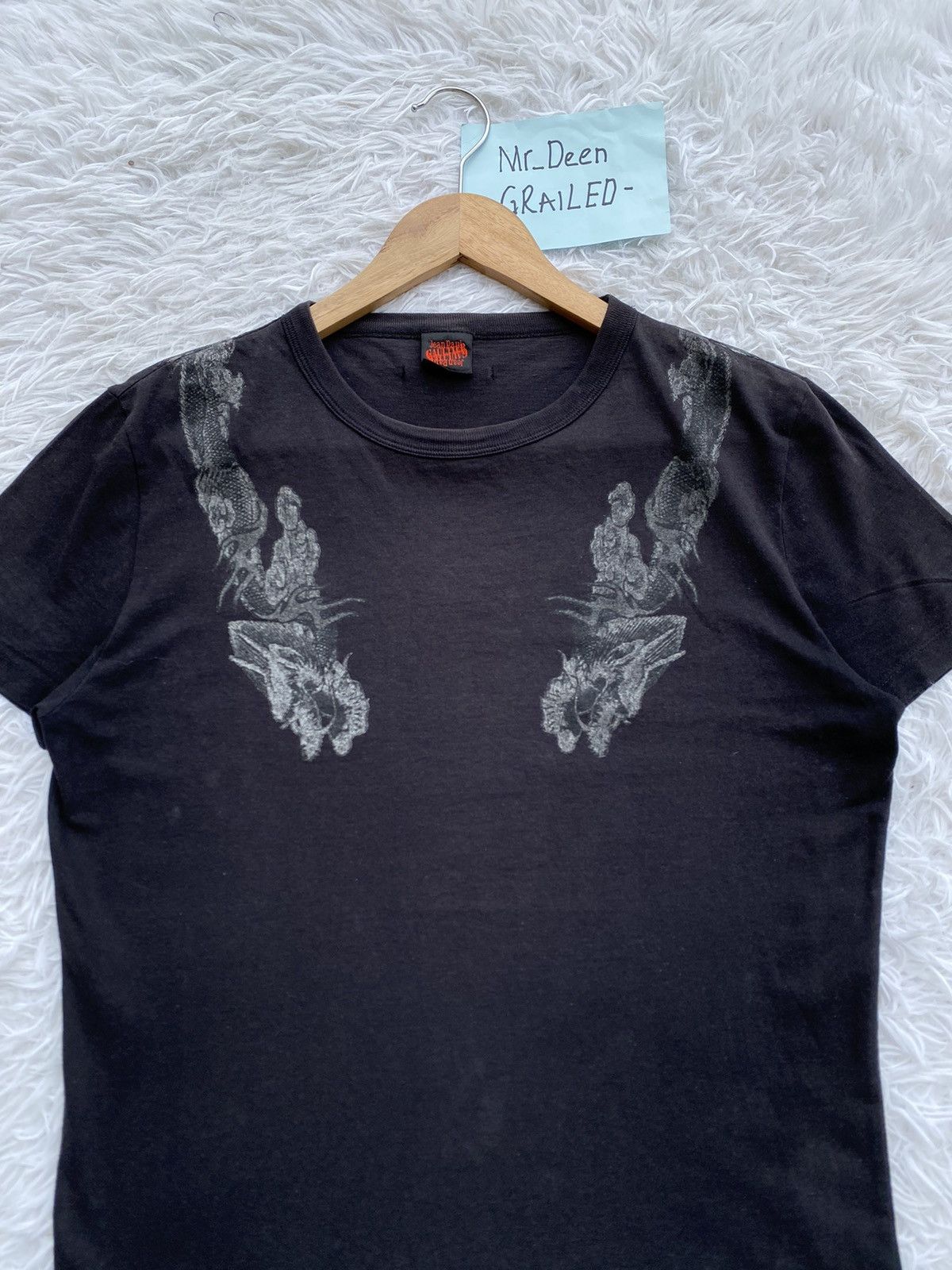 Jean Paul Gaultier Rare Vintage 90s Jean Paul Gaultier Dragon Tshirt Size S / US 4 / IT 40 - 1 Thumbnail