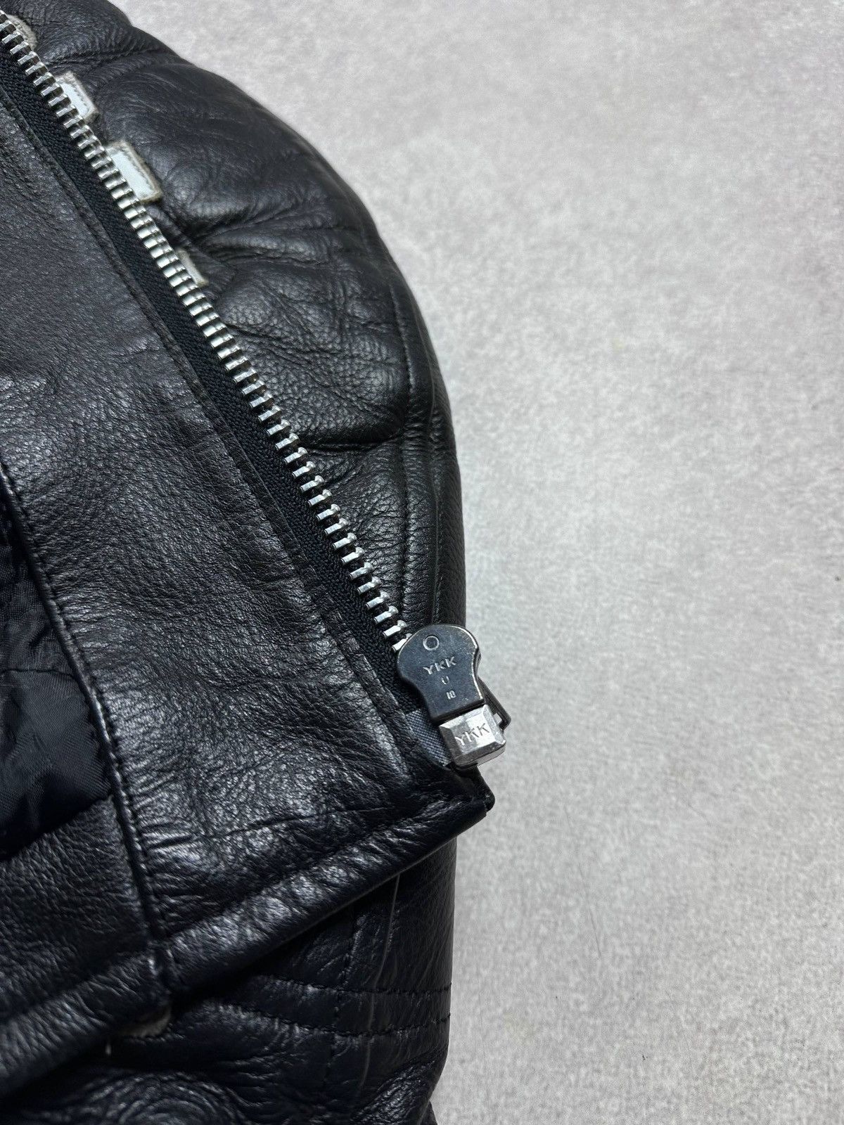Genuine Leather Vintage 90s Nokia Racing Genuine Leather Y2K Jacket M Size US M / EU 48-50 / 2 - 15 Thumbnail