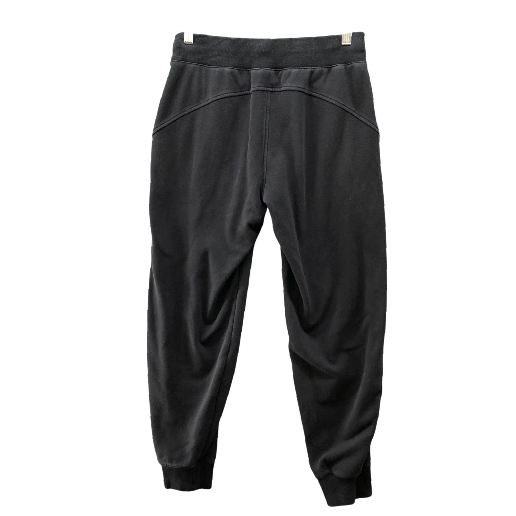 Athleta Athleta Jogger Sweatpants Womens XS Black Mid Rise Zip Pocket Fleece Drawstring Jogger Athleisure Winter Fall Spring Size 26" / US 2 / IT 38 - 2 Thumbnail