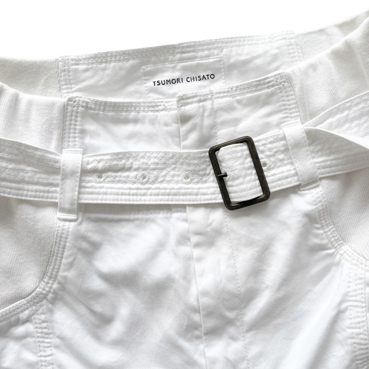 Issey Miyake × Tsumori Chisato TSUMORI CHISATO WHITE SHORT PANTS Size 26" / US 2 / IT 38 - 3 Thumbnail