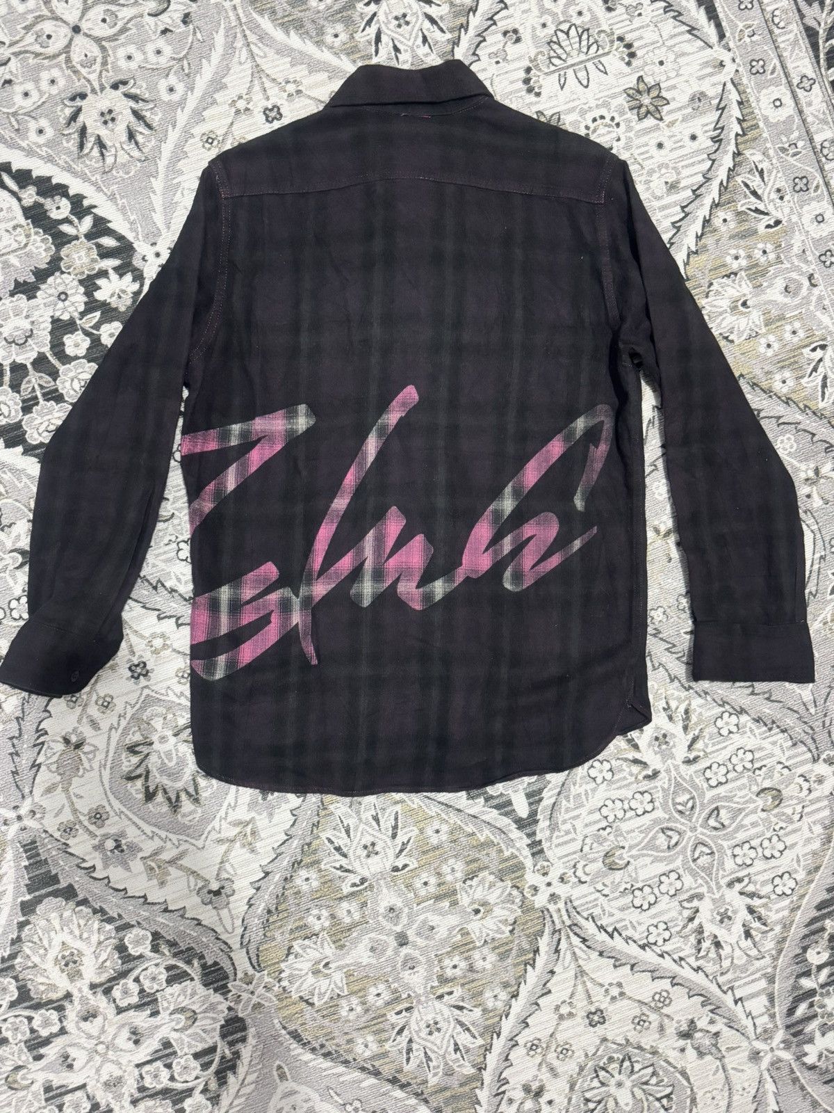 Futura × Japanese Brand Vintage Futura Brooklyn Flannel Shirt Big Logo Made in Japan Size US M / EU 48-50 / 2 - 8 Thumbnail