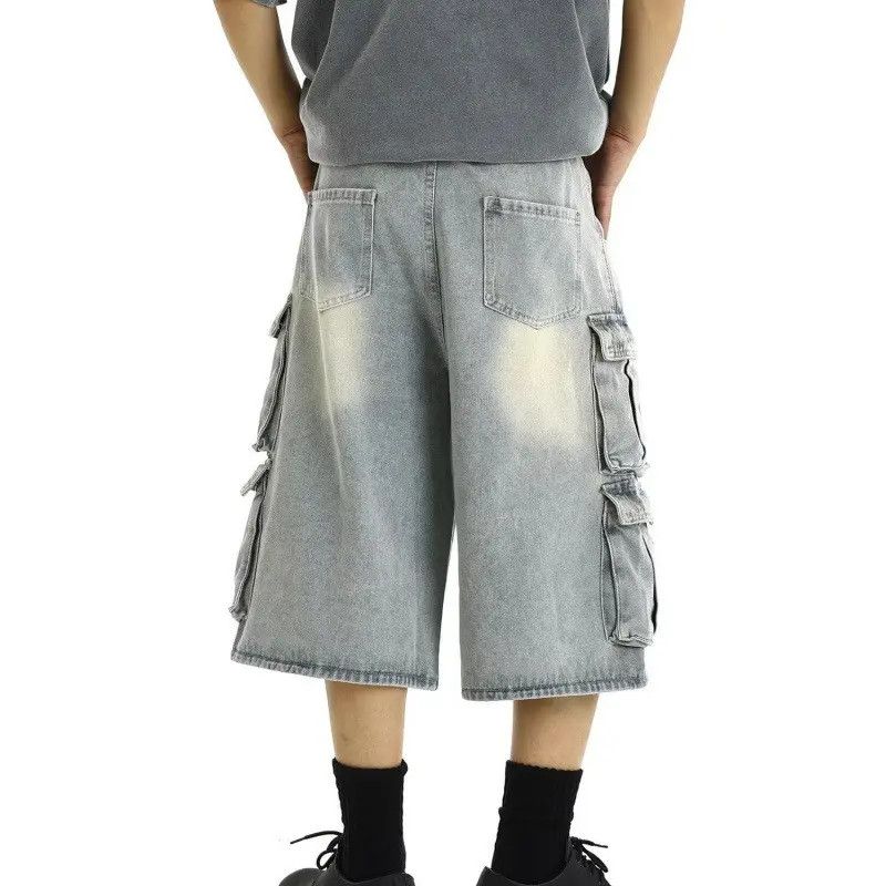 Japanese Brand × Jean Retro loose pocket denim shorts Size US 32 / EU 48 - 4 Thumbnail