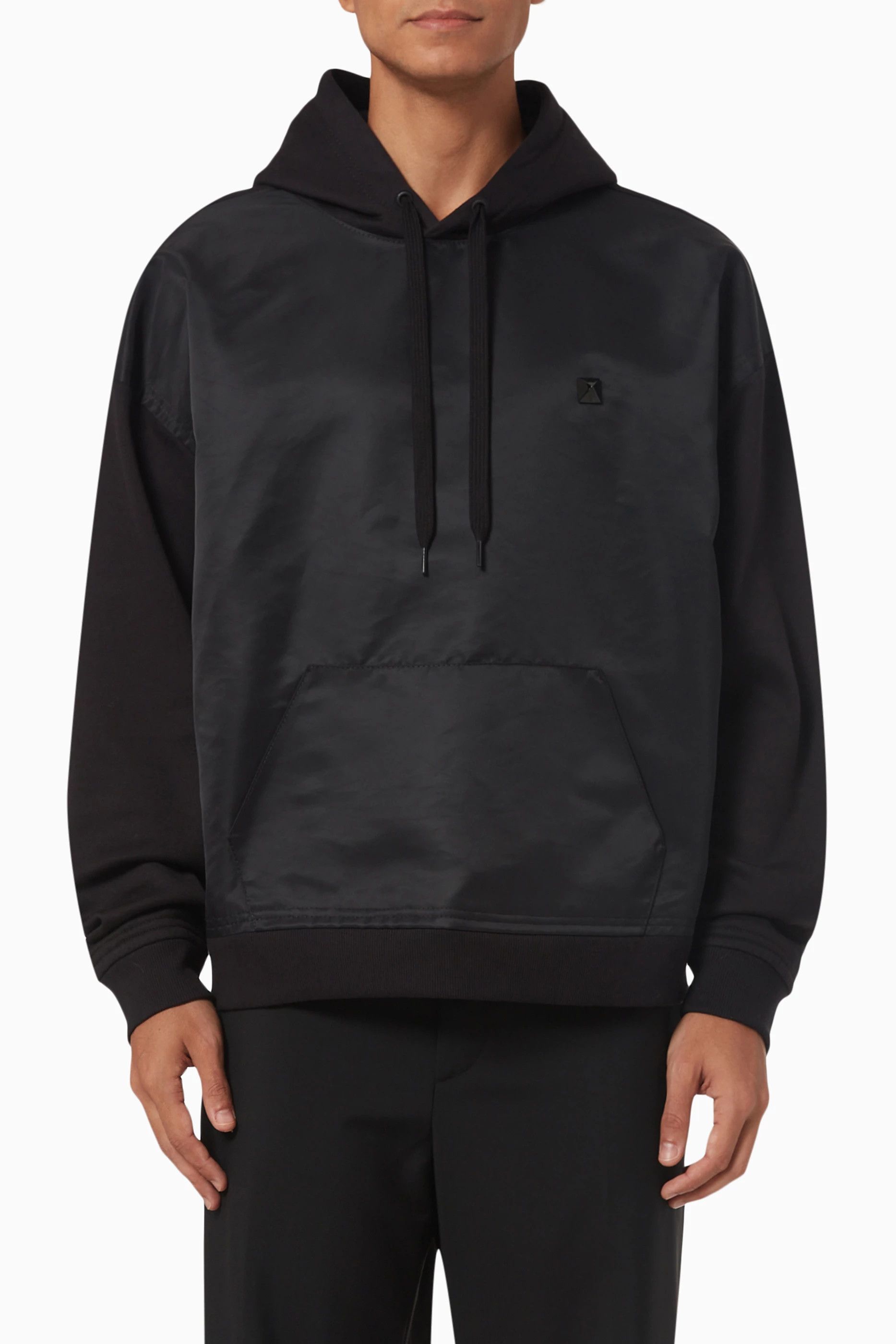 Valentino o1y0525 Logo Hoodie in Black Size US S / EU 44-46 / 1 - 1 Thumbnail