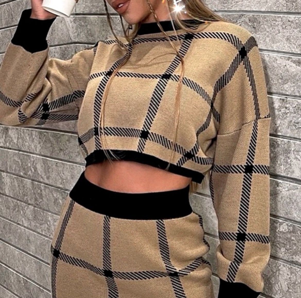 Designer × Other NWT, Lavishly Paris Women’s Knit Sweater and Skirt Set. Size M / US 6-8 / IT 42-44 - 9 Thumbnail