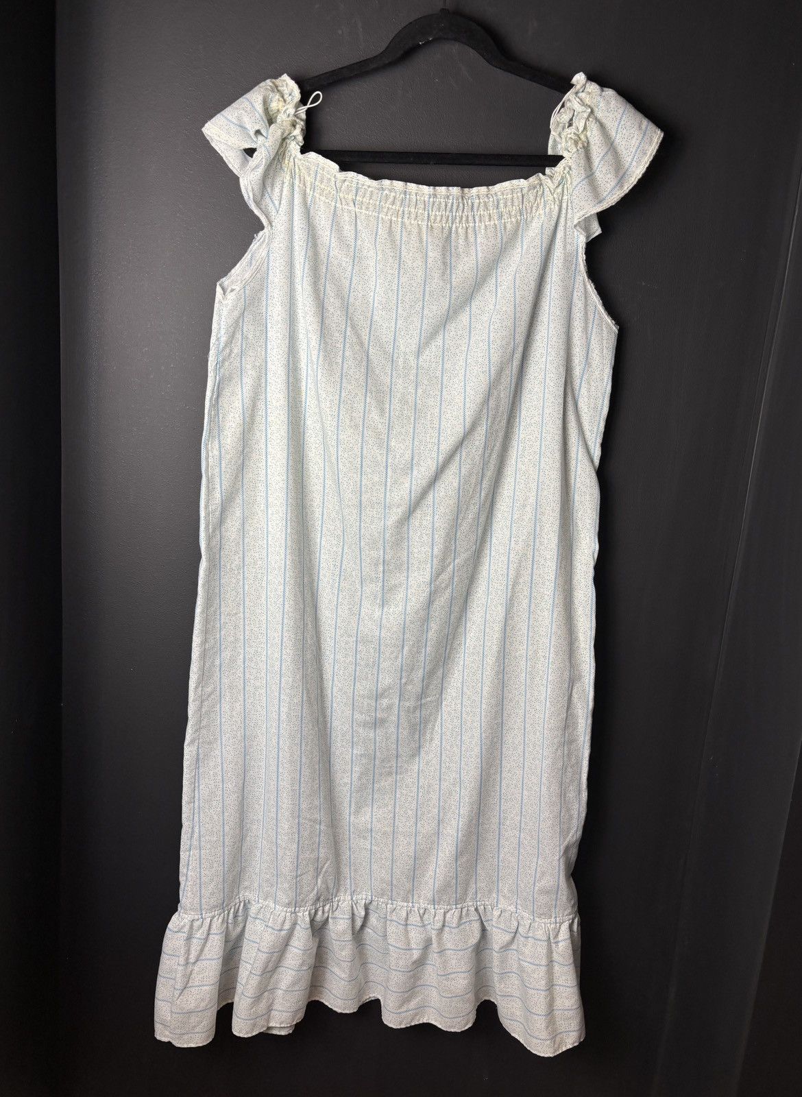 Vintage Vintage Dress Elastic Neck Frock Polka Dot Beach Sun 70s 80s Size M / US 6-8 / IT 42-44 - 11 Thumbnail