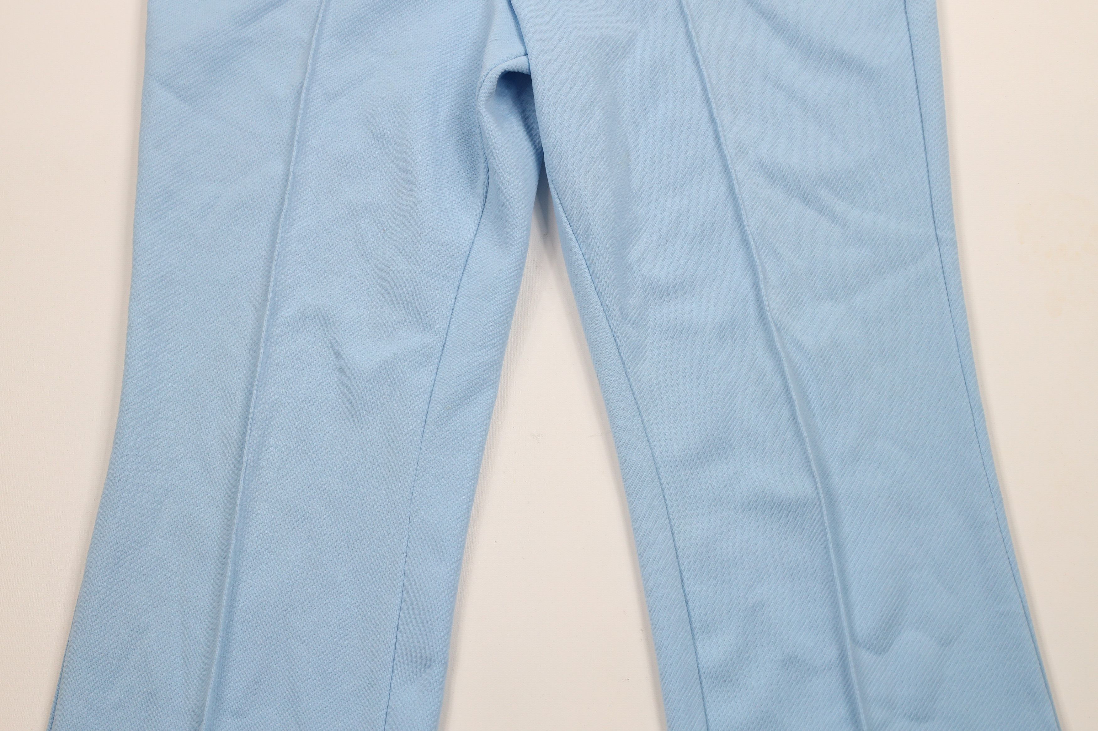 Vintage Vintage 60s 70s Streetwear Bell Bottoms Pants Carolina Blue Size 38" / US 16 / IT 52 - 3 Thumbnail