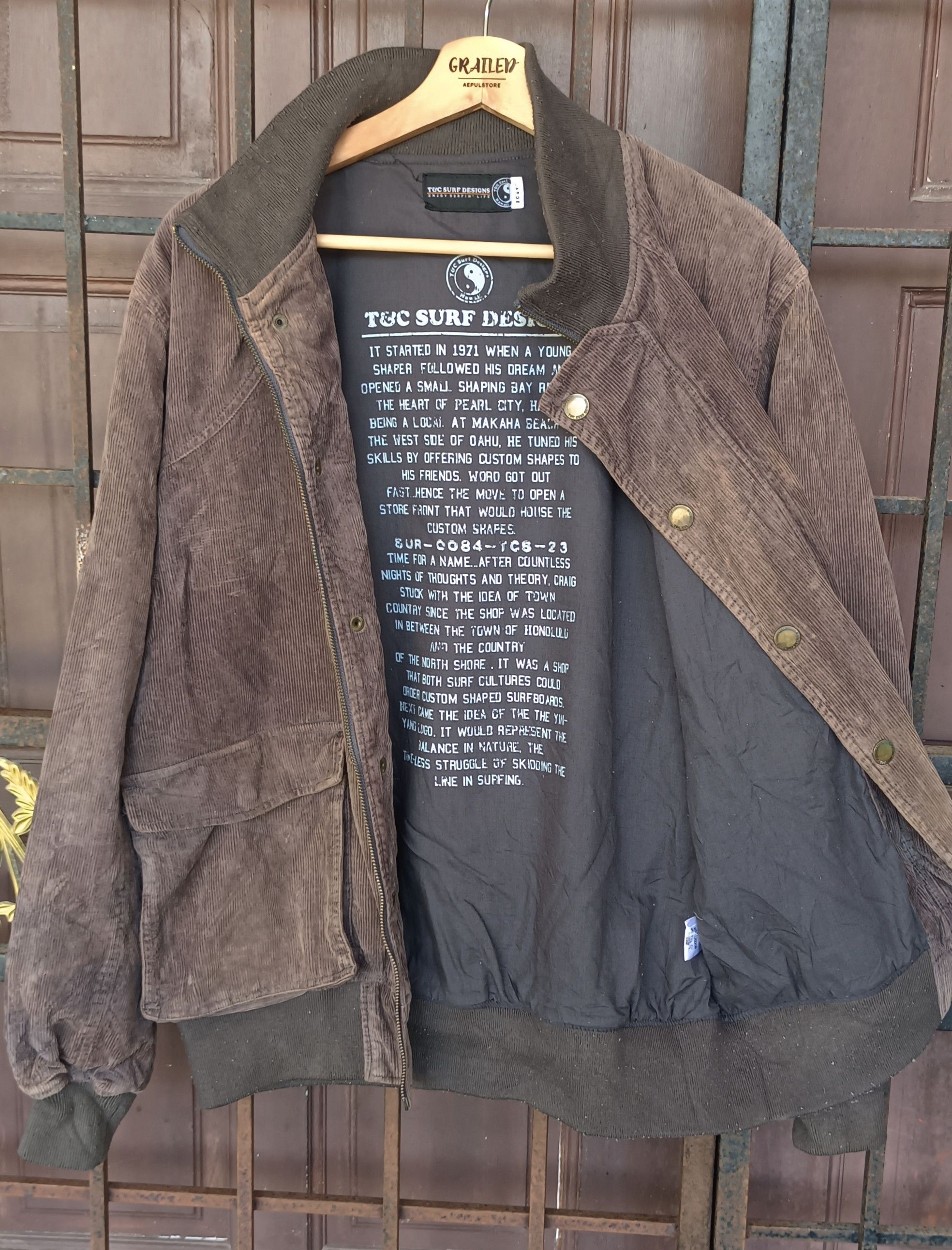 Other Vintage🔥 T&C Surf Hawaai Coduroy Jacket Size US L / EU 52-54 / 3 - 1 Thumbnail
