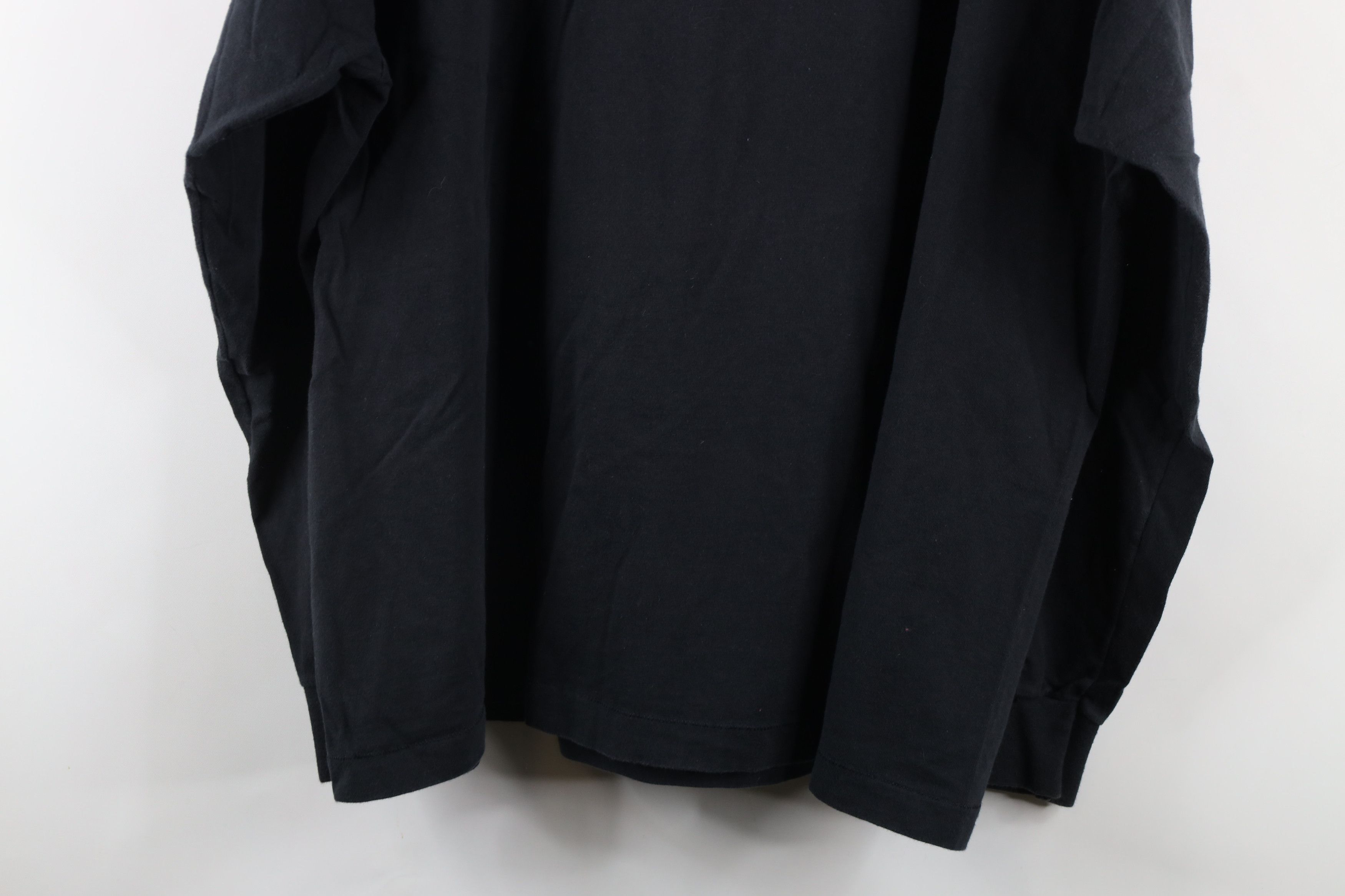 Vintage Vintage 90s Streetwear Long Sleeve Turtleneck T-Shirt Black Size US XXL / EU 58 / 5 - 11 Thumbnail