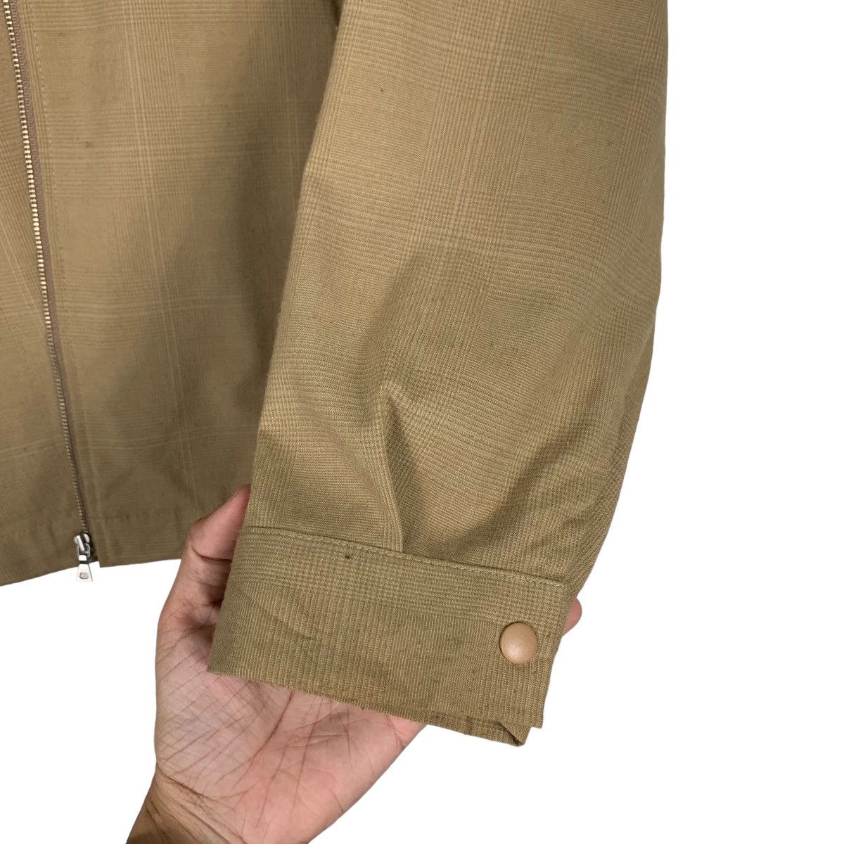 Japanese Brand 6 RAGEBLUE Checked Brown Bomber Jacket #1159-C53 Size US S / EU 44-46 / 1 - 13 Thumbnail