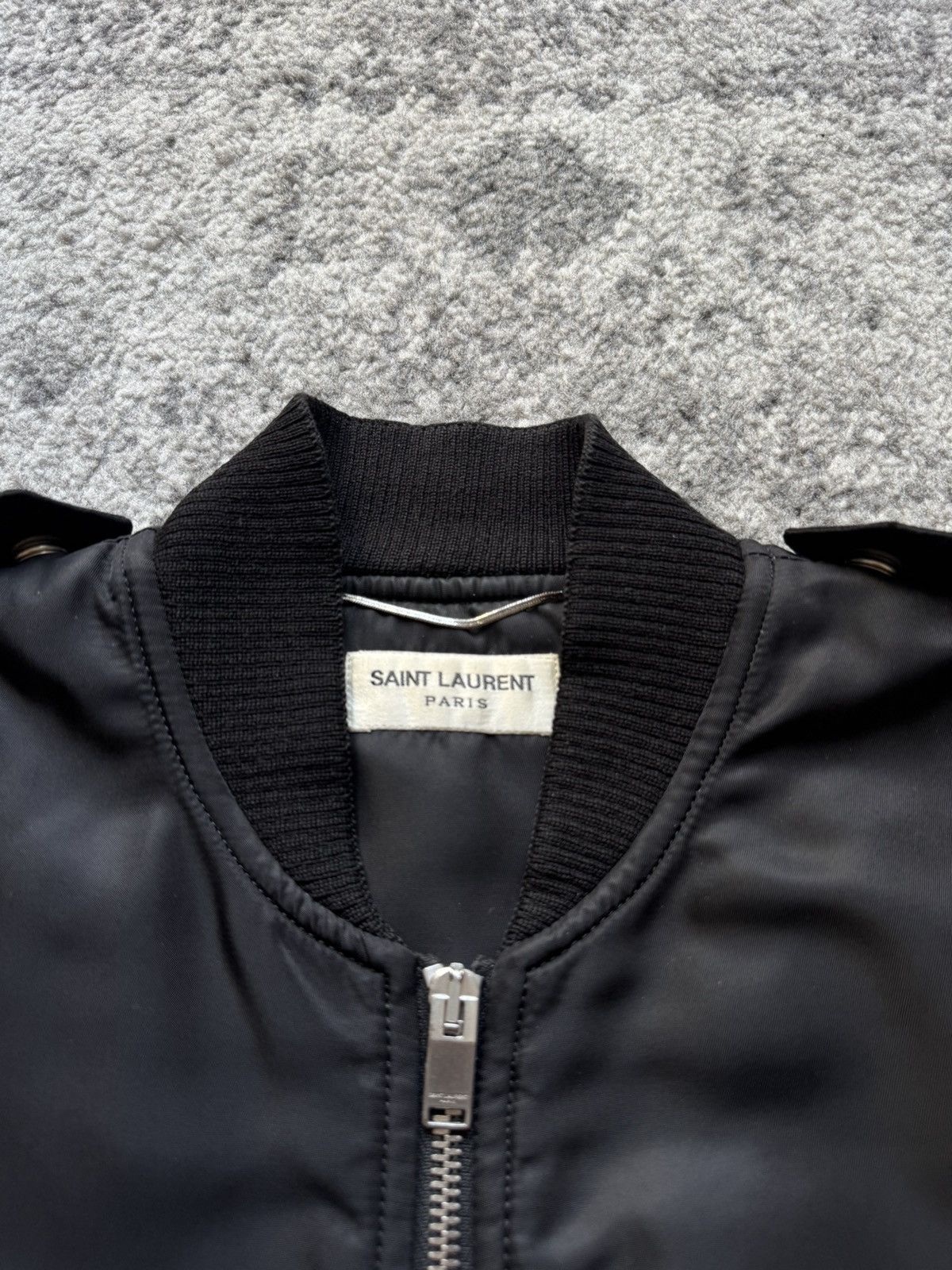 Hedi Slimane Hedi Slimane SLP 2015 MA-1 Pilot basic flight bomber jacket Size US S / EU 44-46 / 1 - 6 Thumbnail