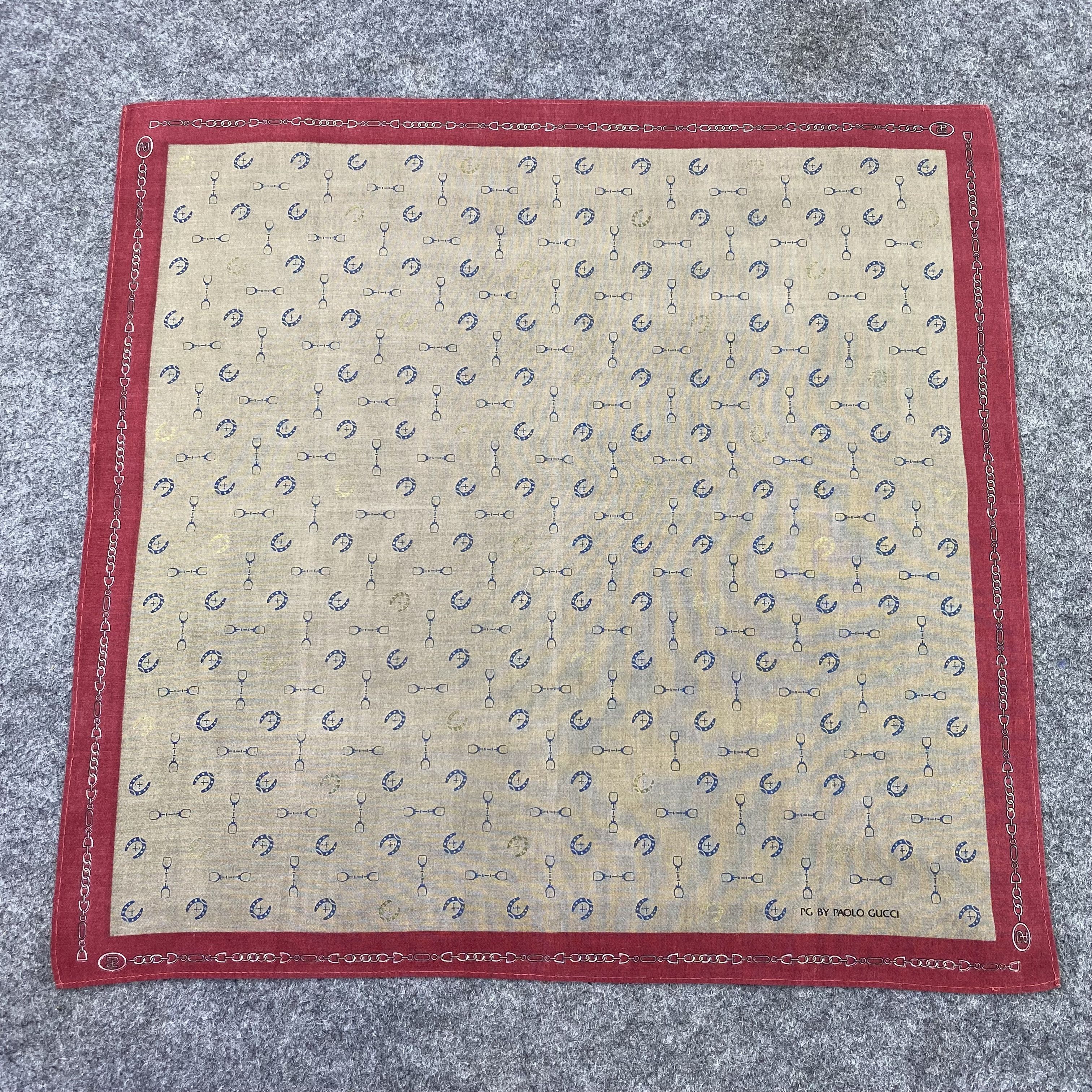 Paolo Gucci Paolo Gucci Handkerchief / Bandana / Neckerchief-B848 Size ONE SIZE - 3 Thumbnail