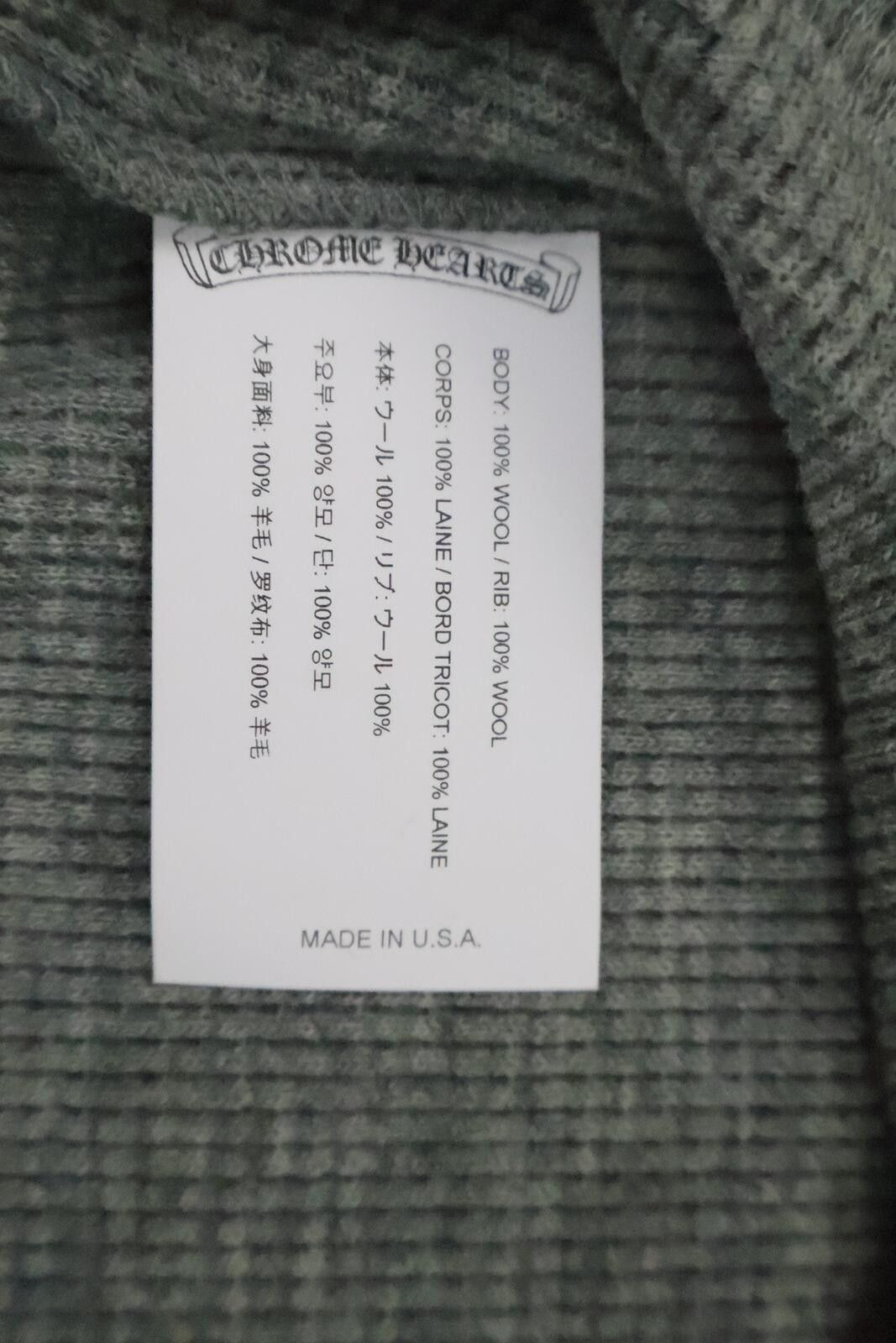 Chrome Hearts Y Not CH Wool Thermal Size ONE SIZE - 4 Thumbnail