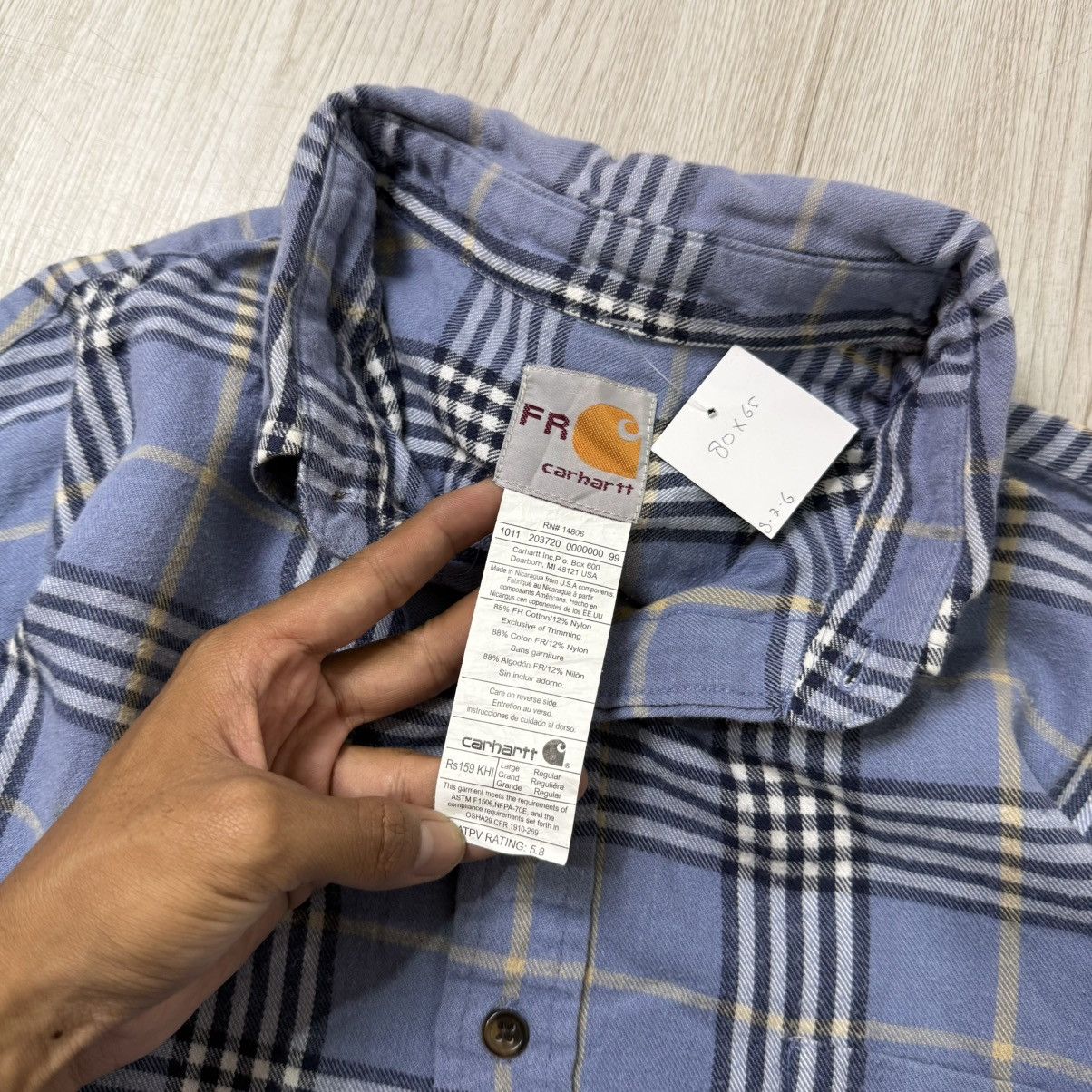 Carhartt CARHARTT FR Flame Resistance plaid flannel button Size US XXL / EU 58 / 5 - 5 Thumbnail