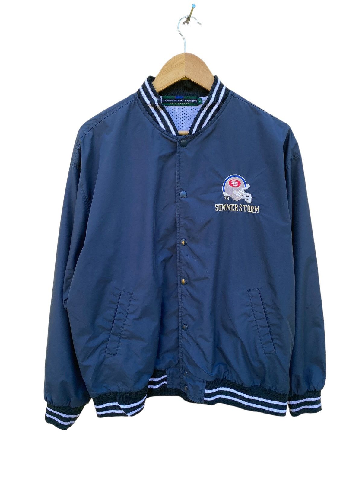 Vintage Vintage Summer storm football varsity jacket Size US L / EU 52-54 / 3 - 1 Thumbnail