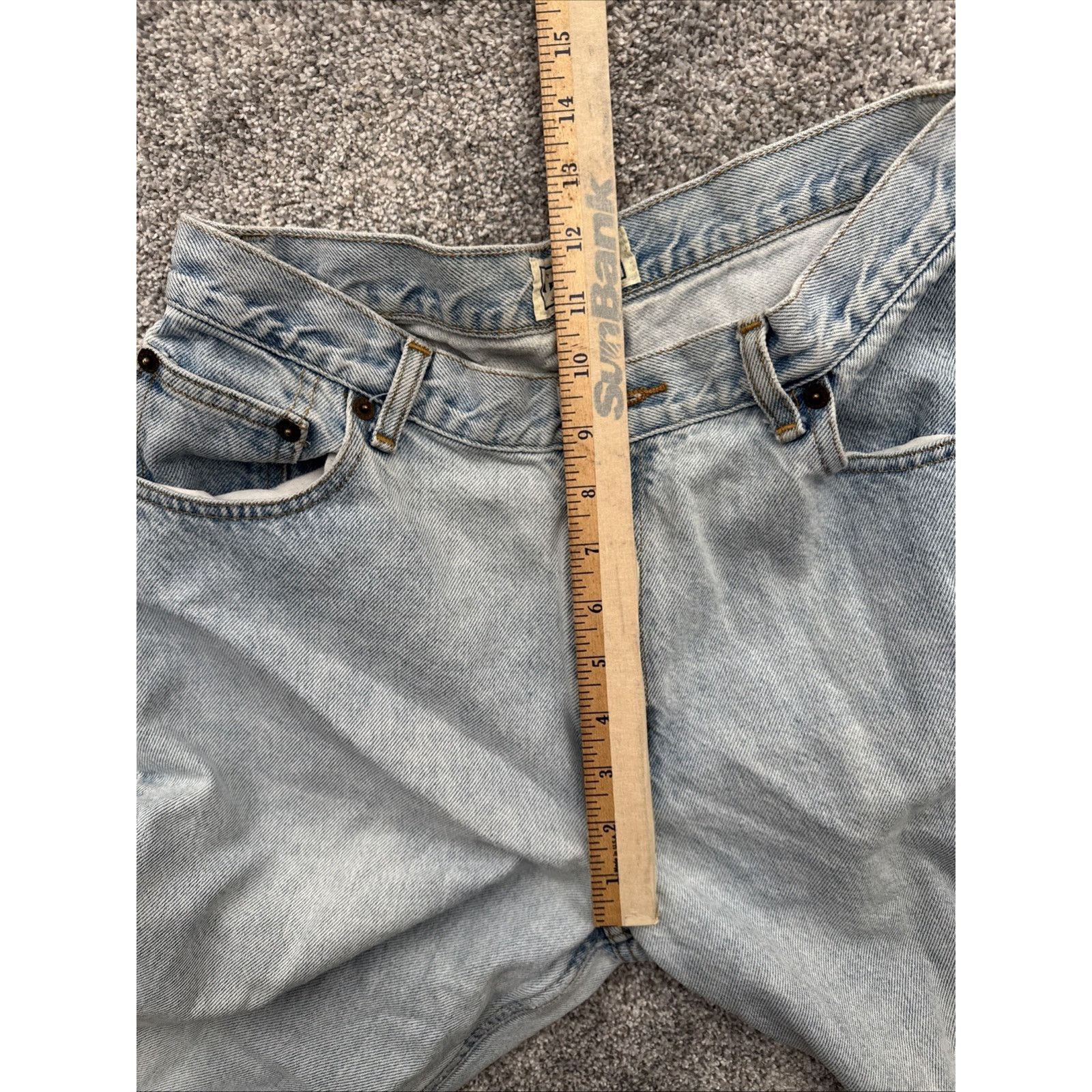 Other Vintage 90s Y2K Mom Jeans Womens Size 13 Long Rigid Grunge Size 30" / US 8 / IT 44 - 5 Thumbnail