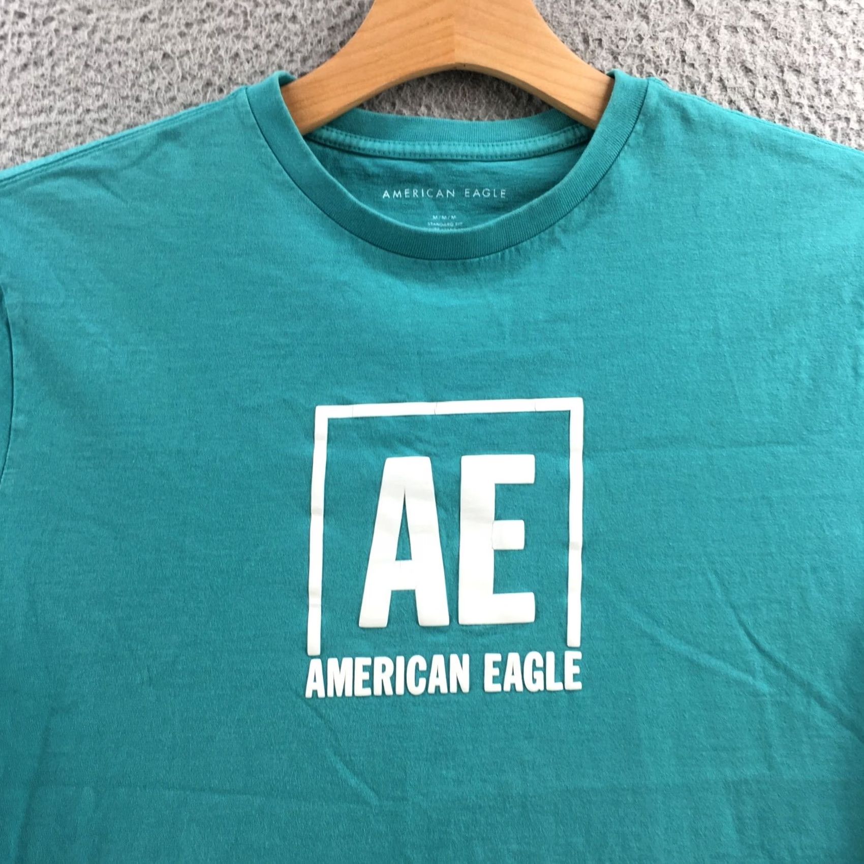 American Eagle Outfitters American Eagle Outfitters Tee Tshirt Mens M Standard Fit Teal Cotton Short Sleeve Crew Neck Shirt Mens Teal Cotton Short Sleeve Crew Neck Size US M / EU 48-50 / 2 - 2 Thumbnail