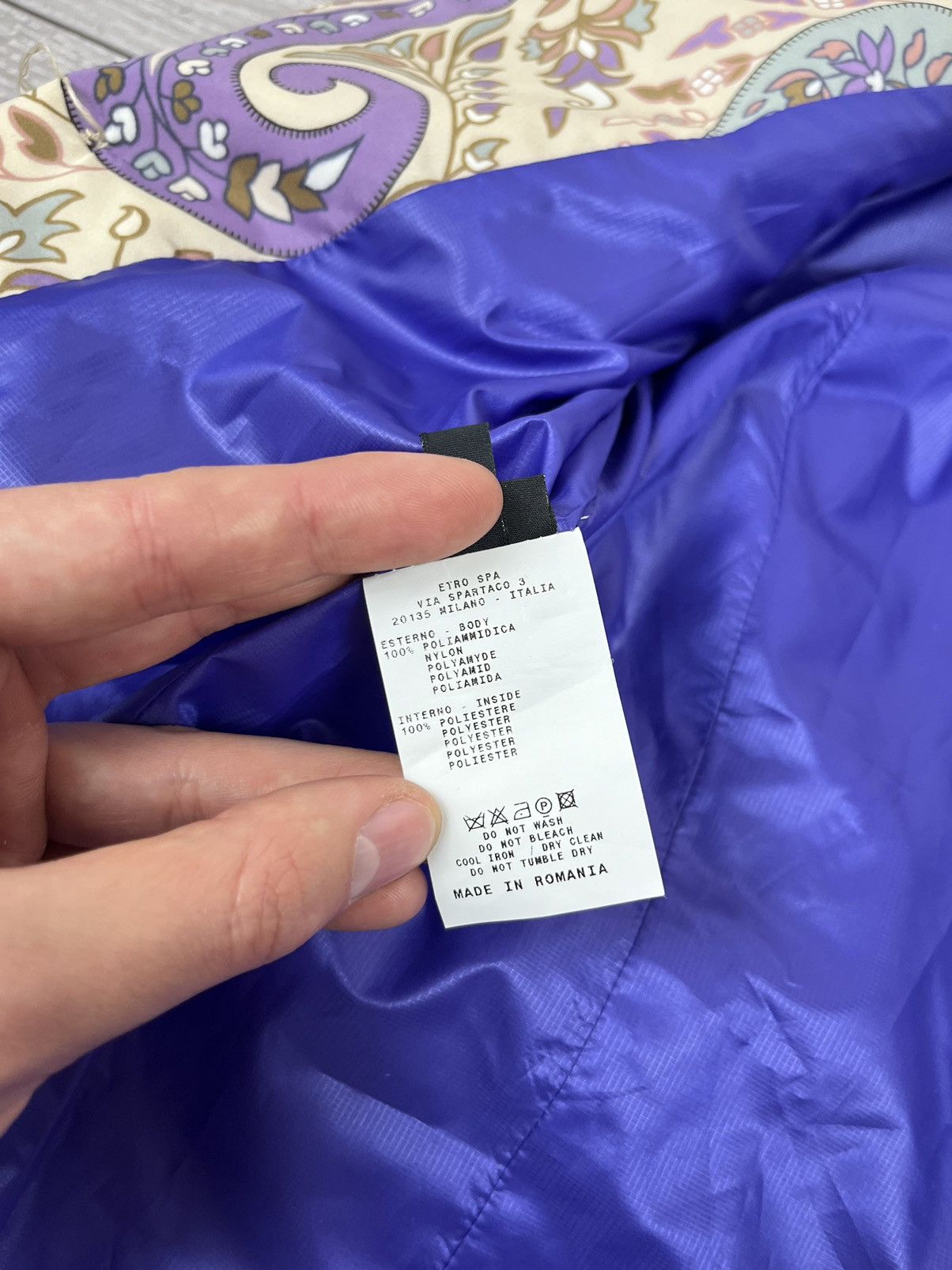 Etro New Etro Multicolor All Over Print Nylon Trench Coat Jacket Size US M / EU 48-50 / 2 - 13 Thumbnail