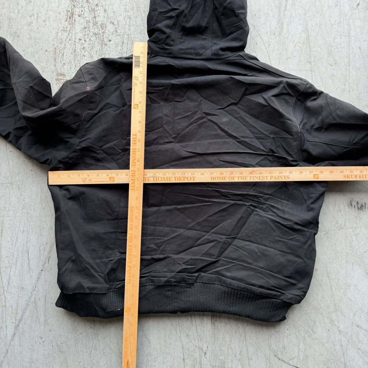 Carhartt × Vintage Carhartt 90’s Vintage J130 Jacket Faded Black Hooded Size US XXL / EU 58 / 5 - 6 Thumbnail