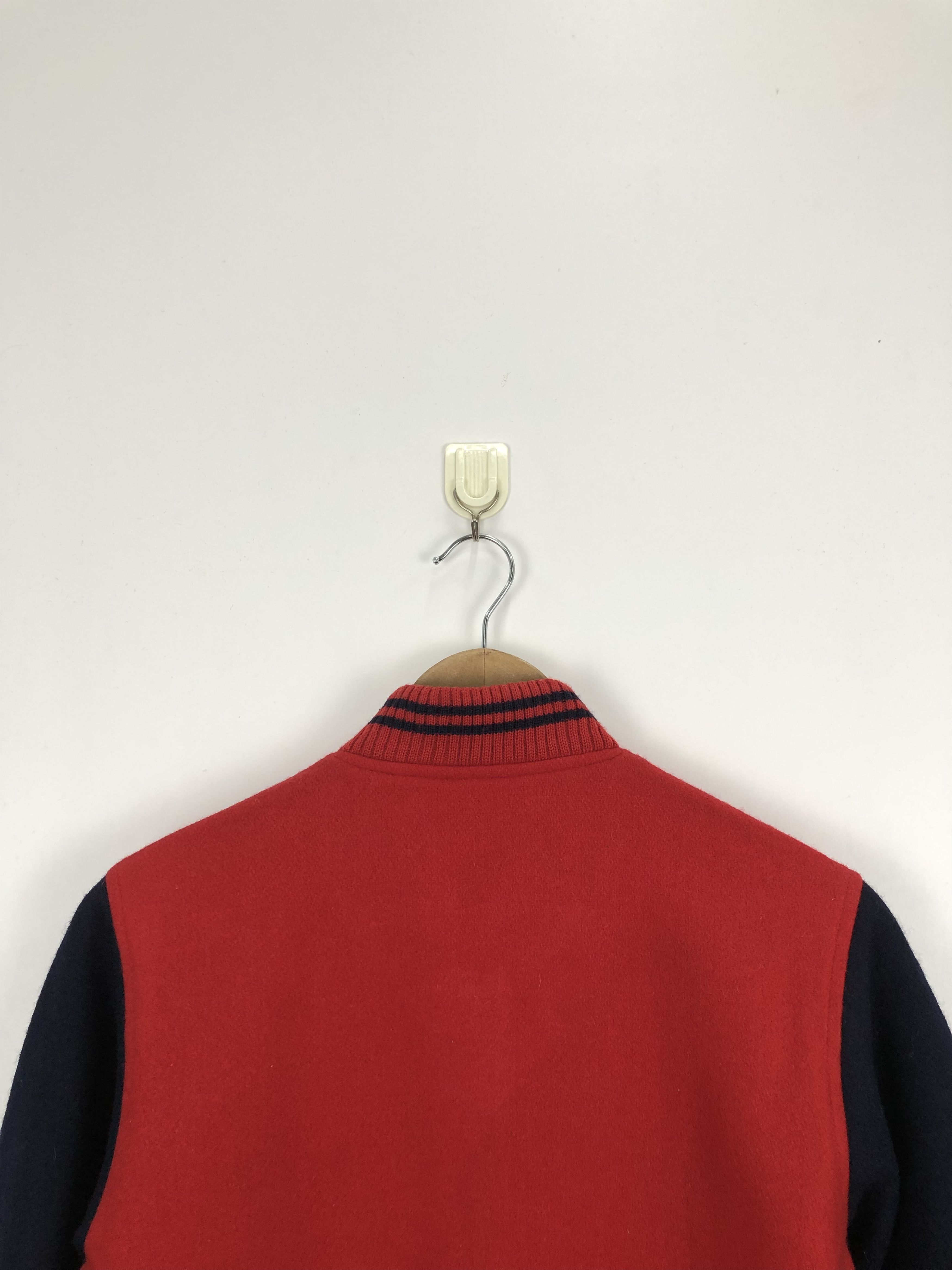 Vintage Vintage Troy Bros Wool Varsity Jacket Red V0289 Size US M / EU 48-50 / 2 - 7 Thumbnail