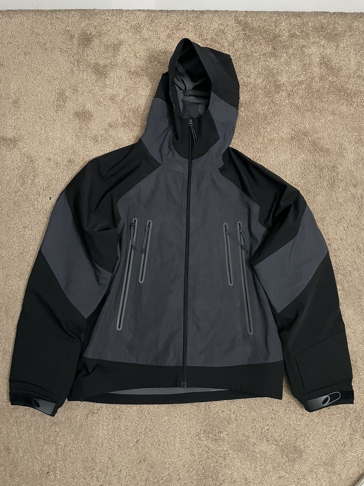 image of J L A L _J.l - A.l_ Black Armour Jacket, Men's (Size Large)