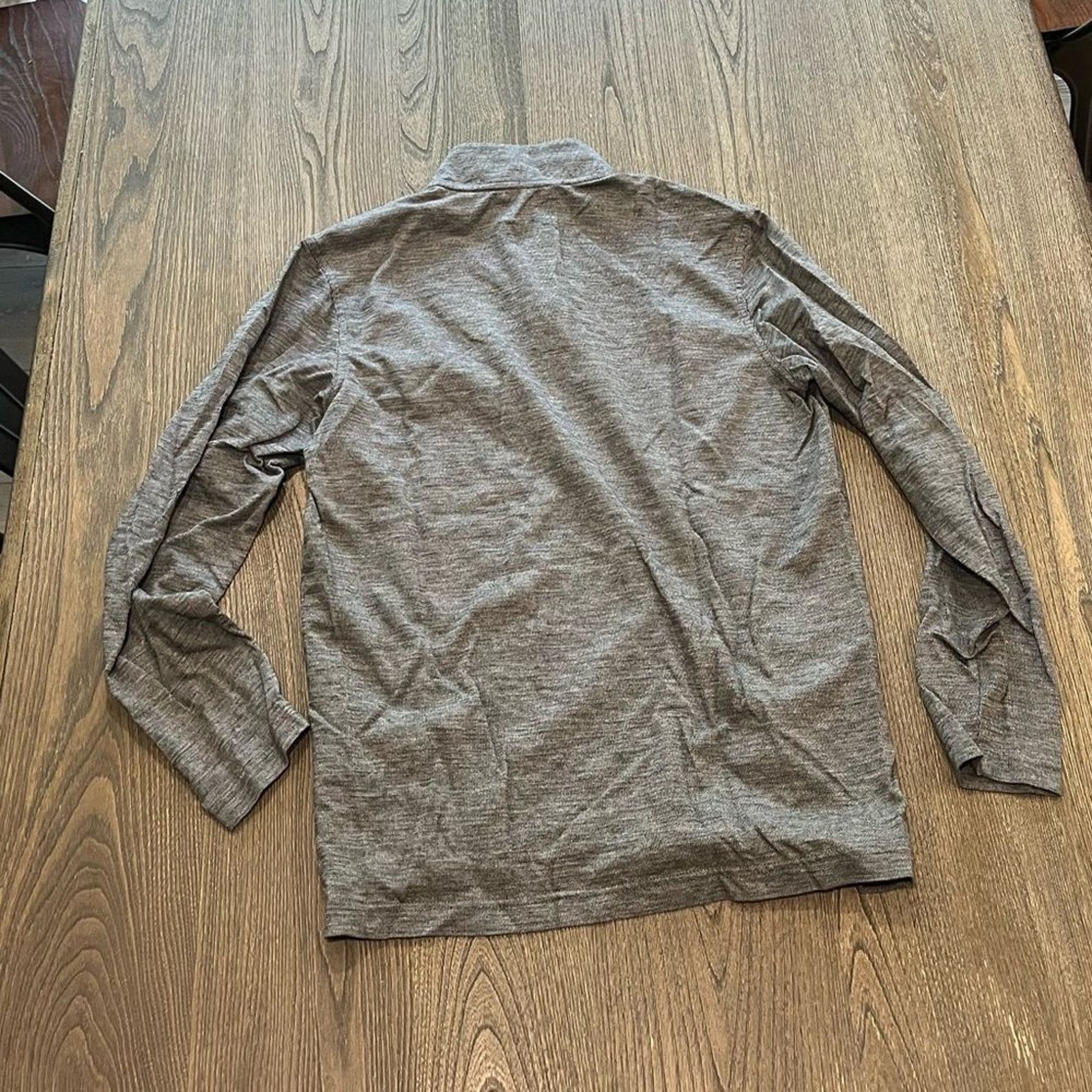 Daniel Cremieux Daniel Cremieux Gray Knit Cotton 1/4 Zip Long Sleeve Size S Size US S / EU 44-46 / 1 - 5 Thumbnail